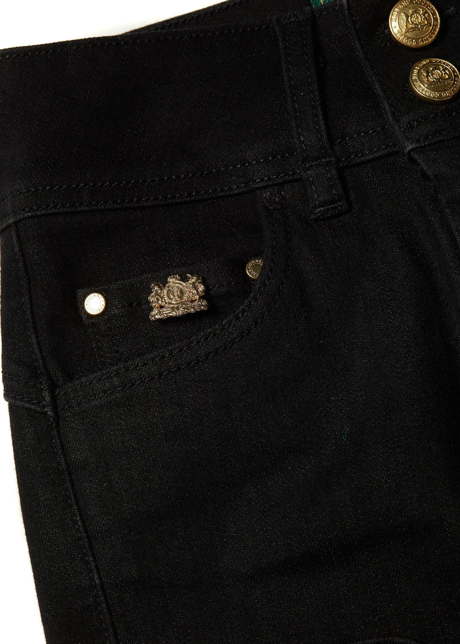 5 Pocket Jodhpur Jean (Black)