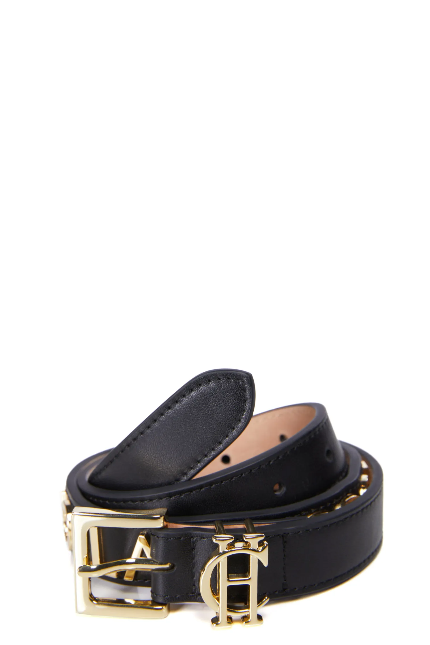 Abbot Leather Belt (Black Gold)