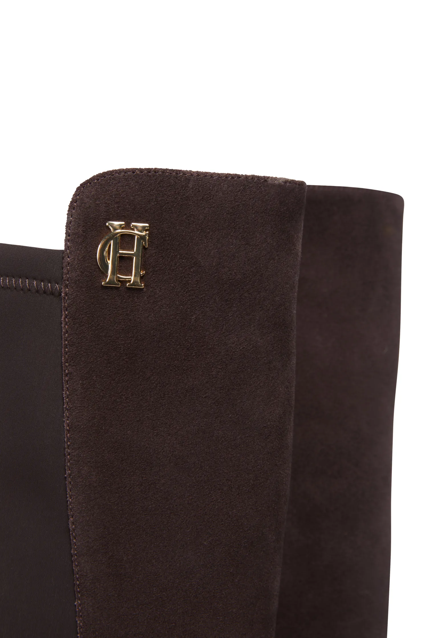 Albany Heeled Boot (Chocolate Suede)