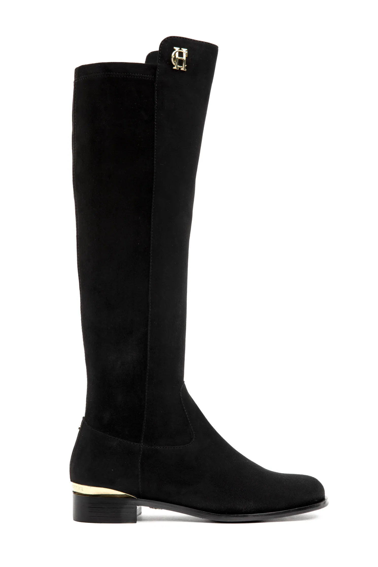 Albany Knee Boot (Black Suede)