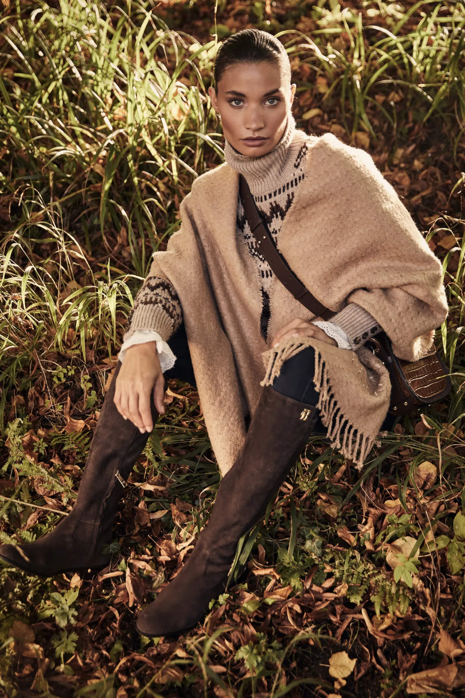 Albany Knee Boot (Chocolate Suede)