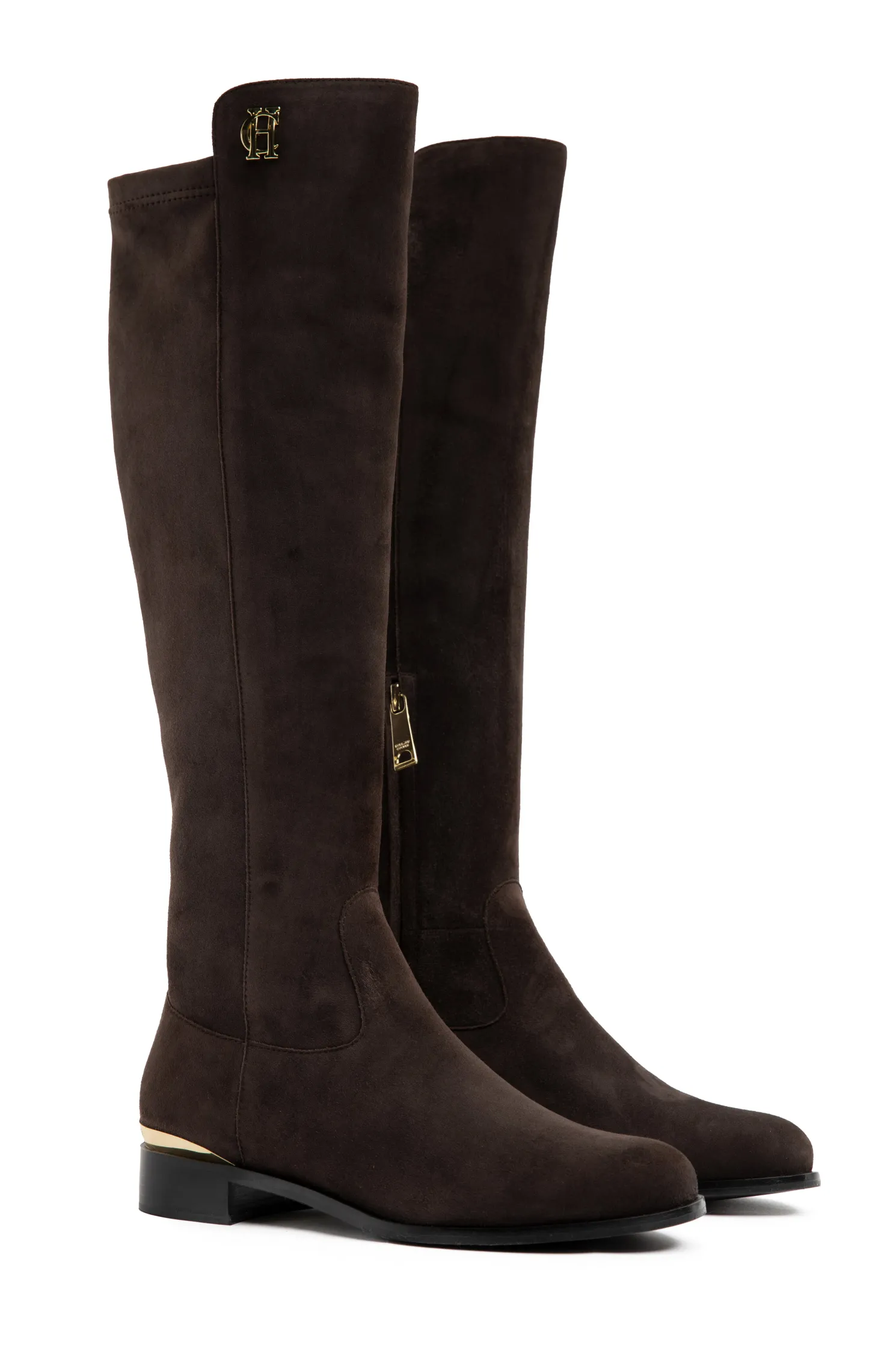 Albany Knee Boot (Chocolate Suede)