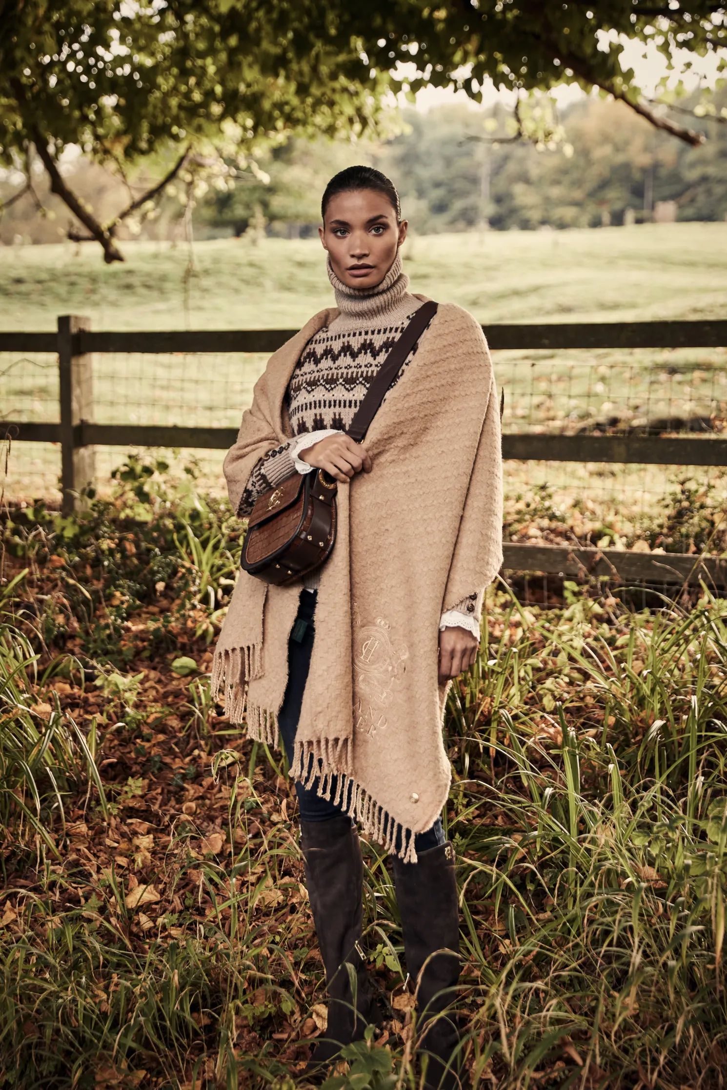 Albany Knee Boot (Chocolate Suede)