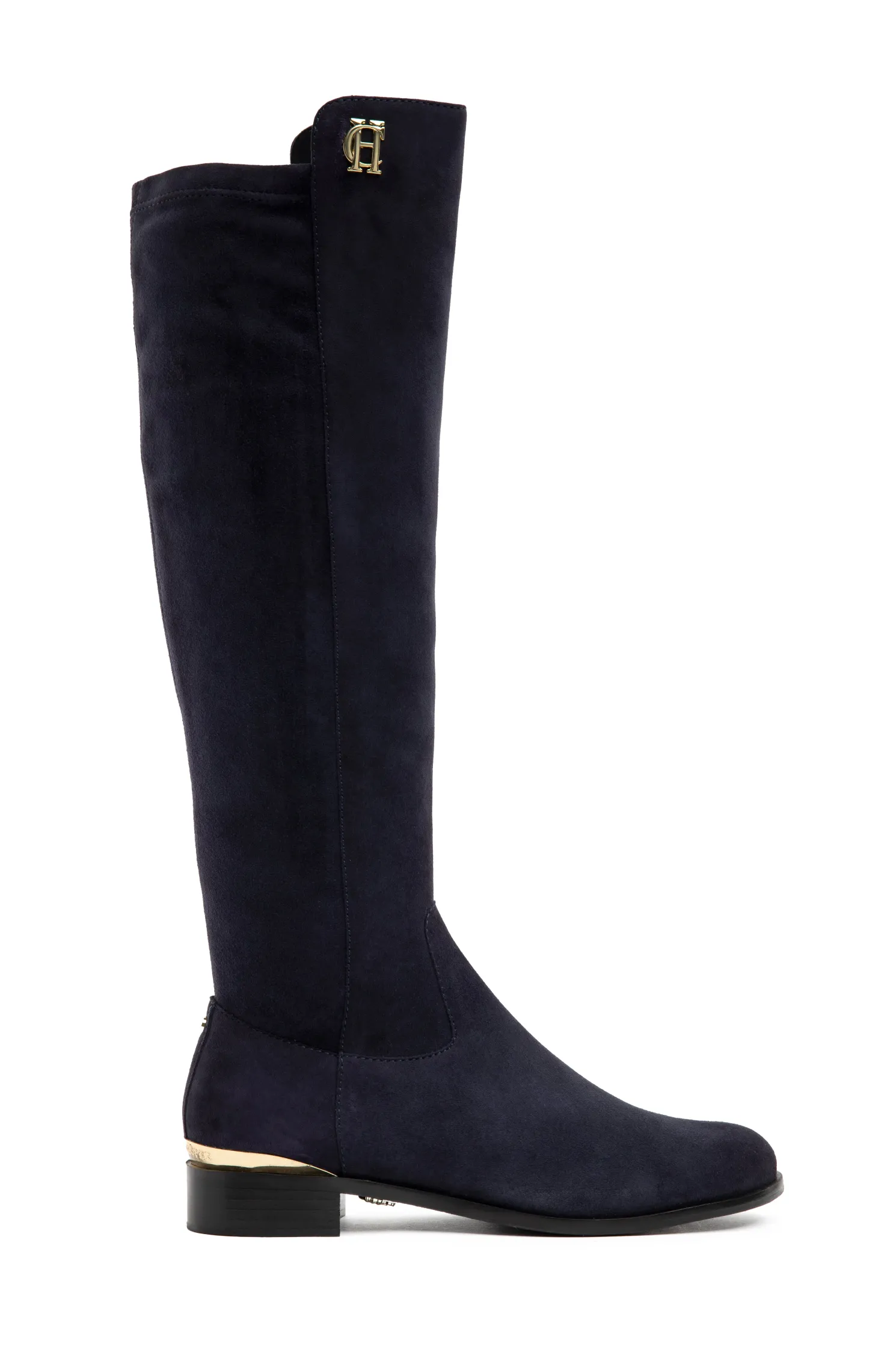 Albany Knee Boot (Ink Navy Suede)
