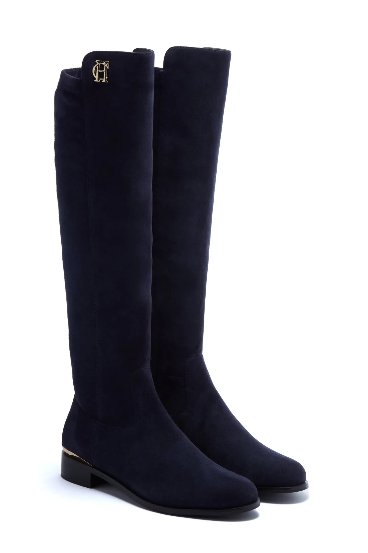 Albany Knee Boot (Ink Navy Suede)