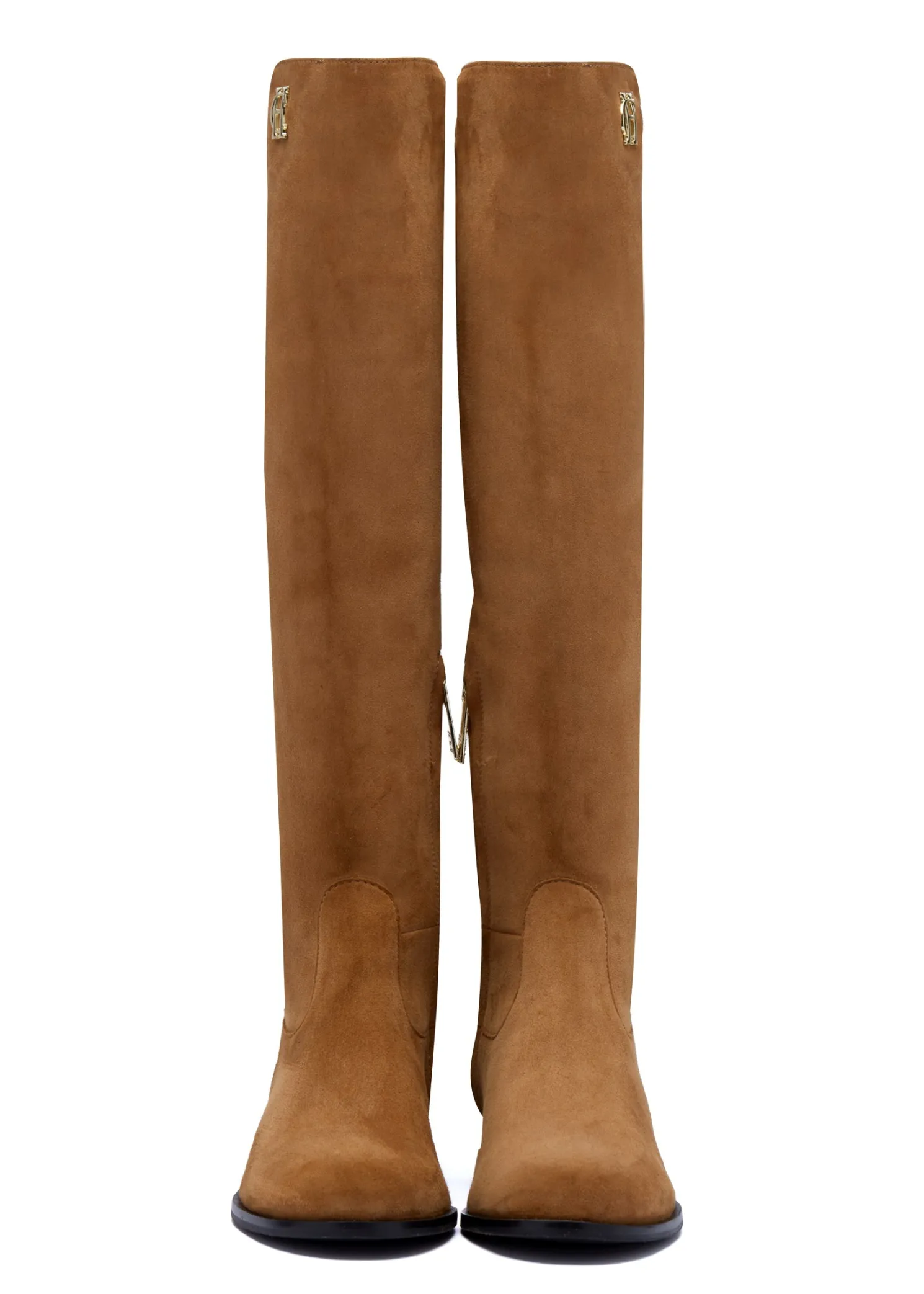Albany Knee Boot (Tan Suede)