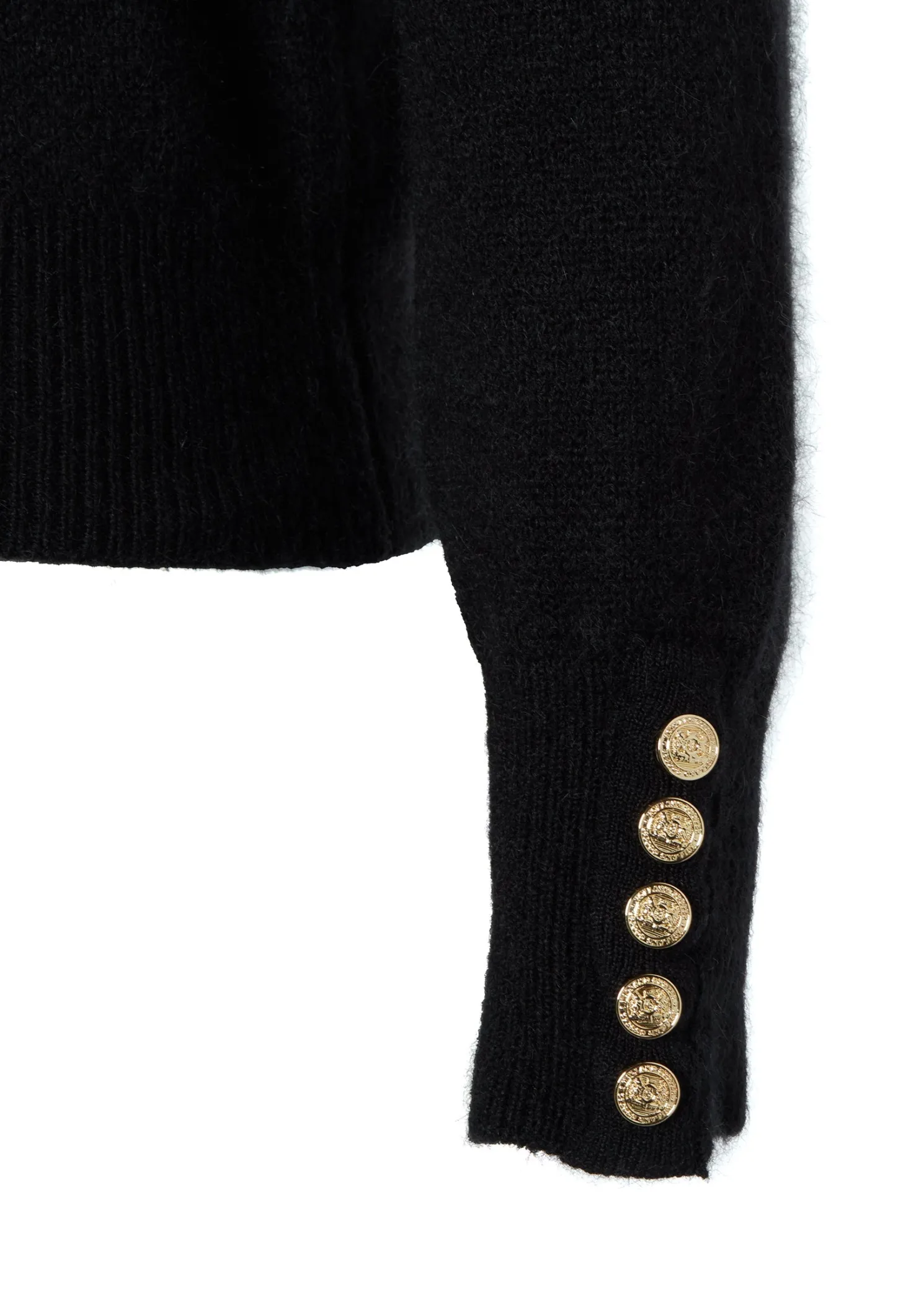 Amelia V-Neck Knit (Black)