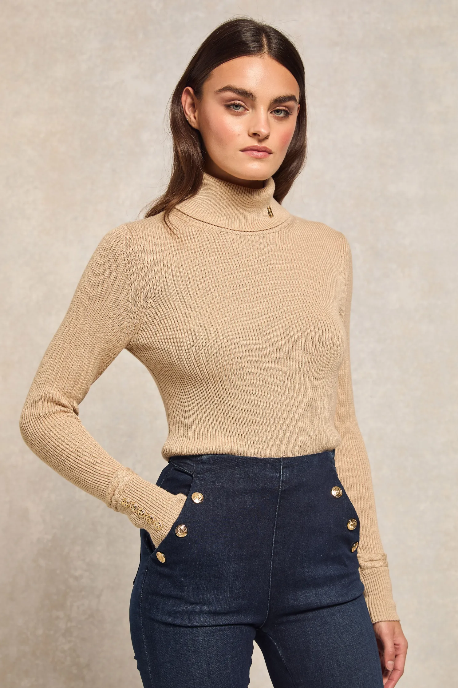 Amoria Flared Jean (Deep Indigo)