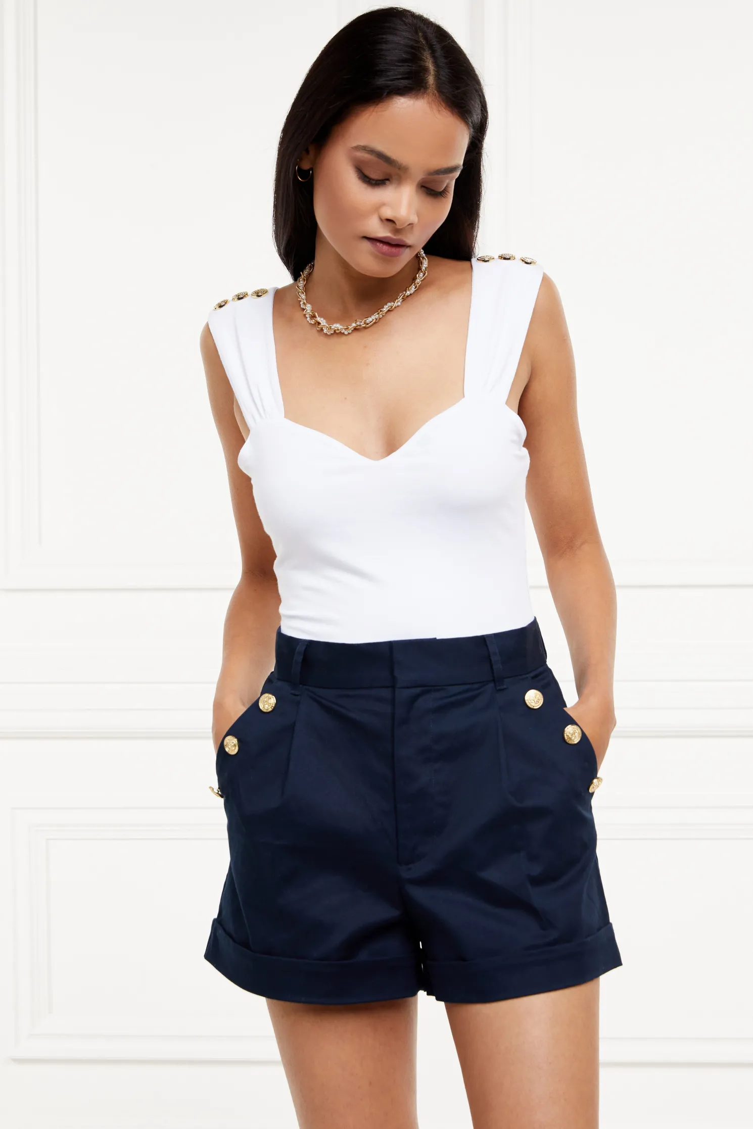 Amoria Tailored Short (Ink Navy)