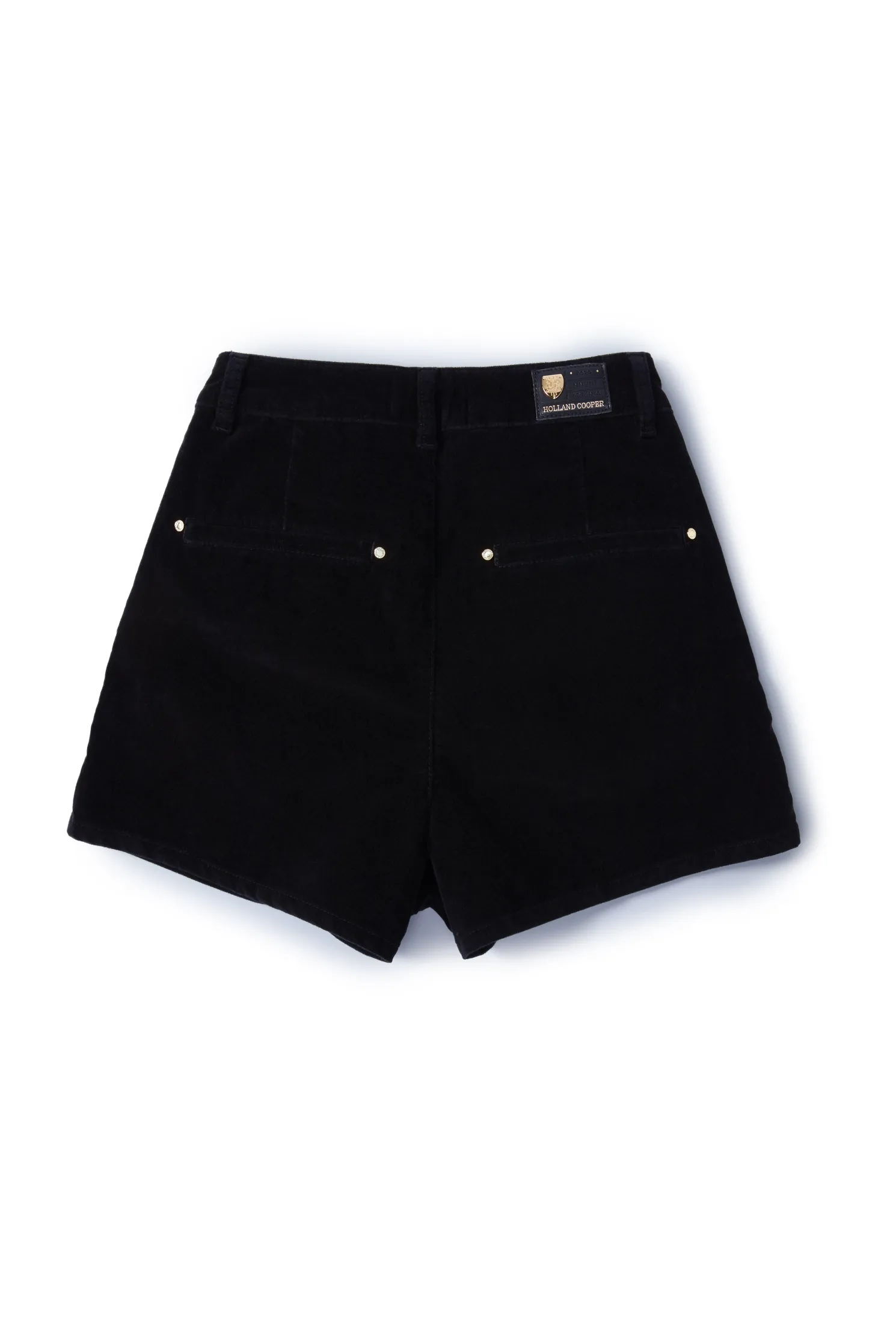Amoria Velvet Shorts (Black)