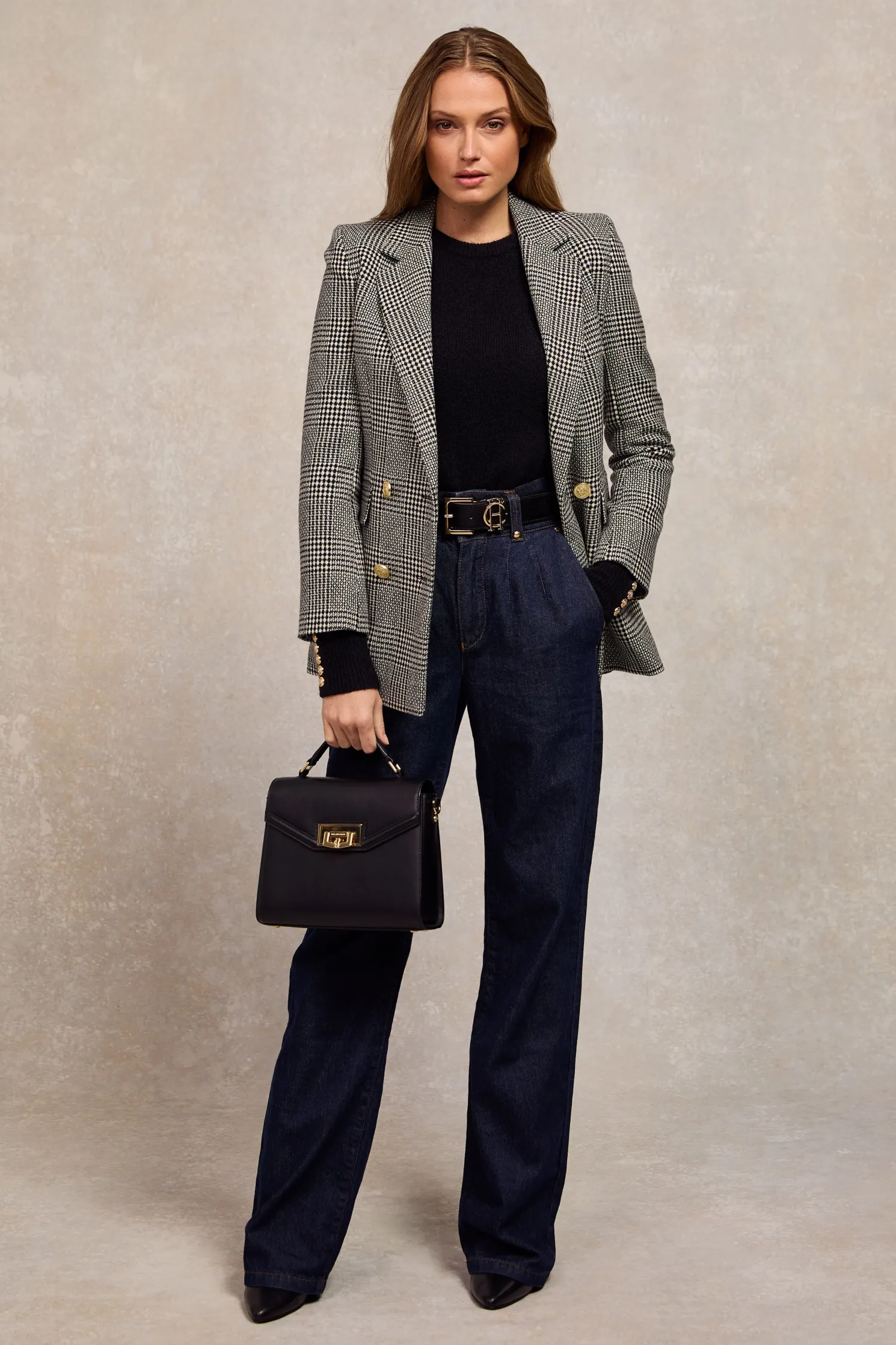 Amy Crew Neck Knit (Black)