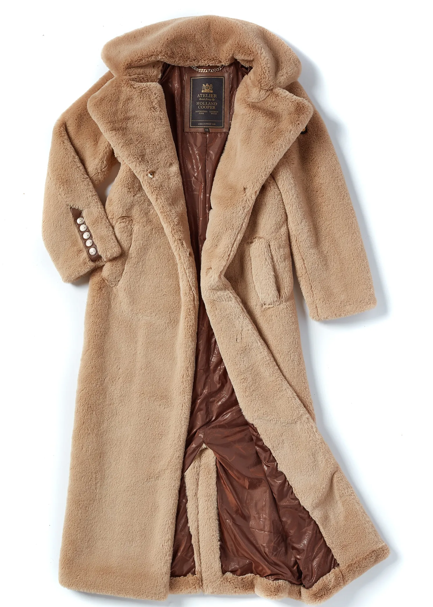 Asygarth Faux Fur Coat (Natural)