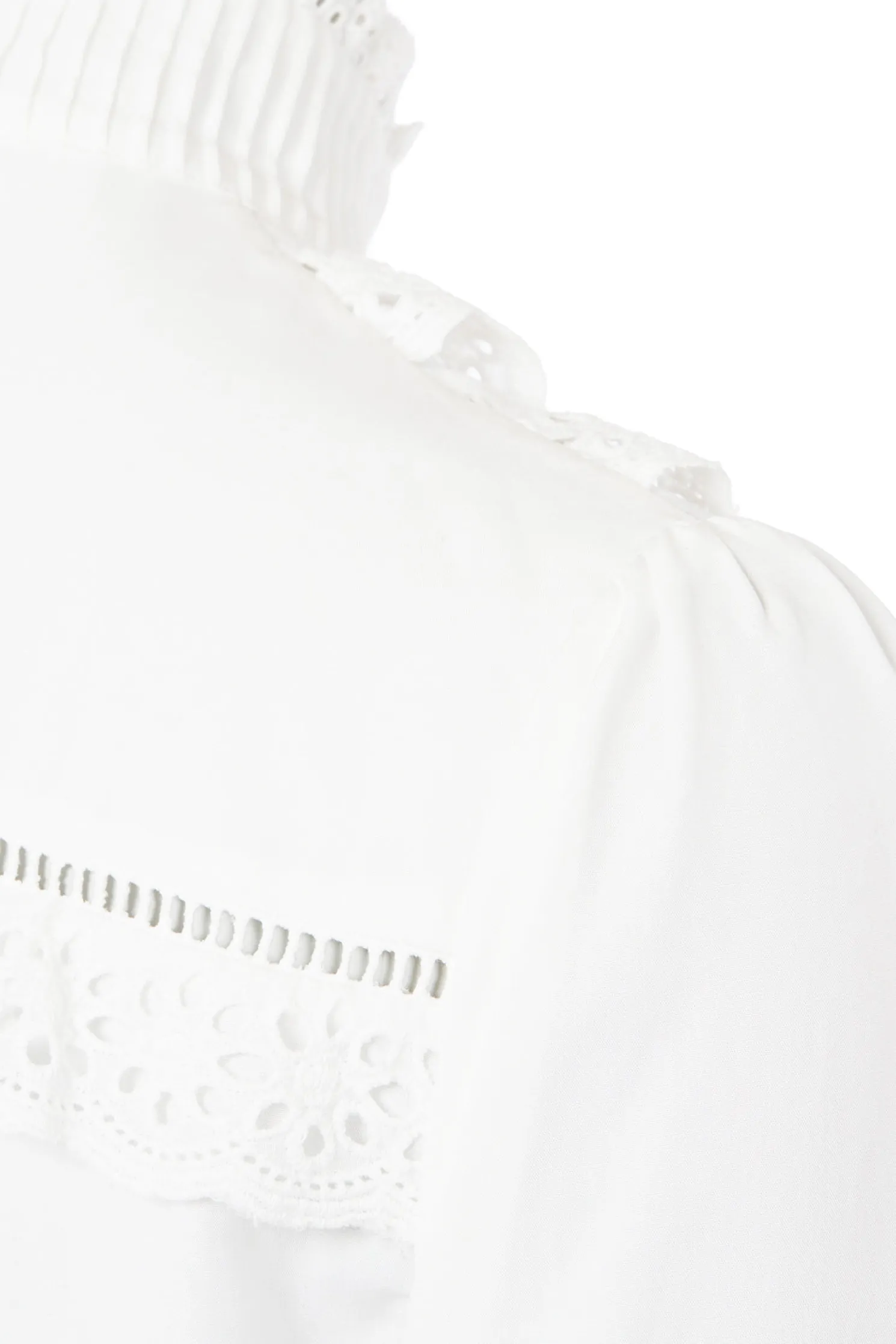 Audley Lace Blouse (White)