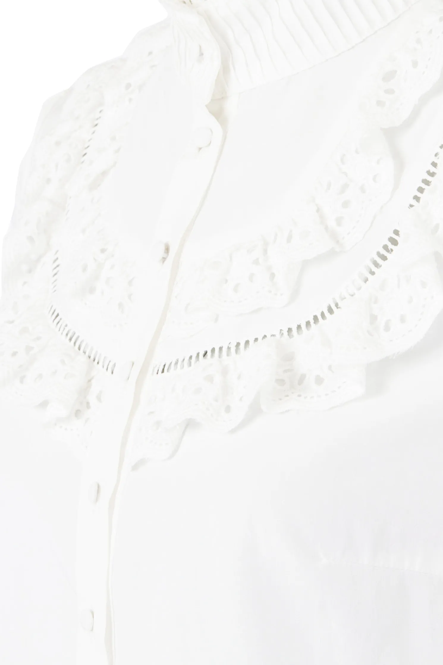 Audley Lace Blouse (White)