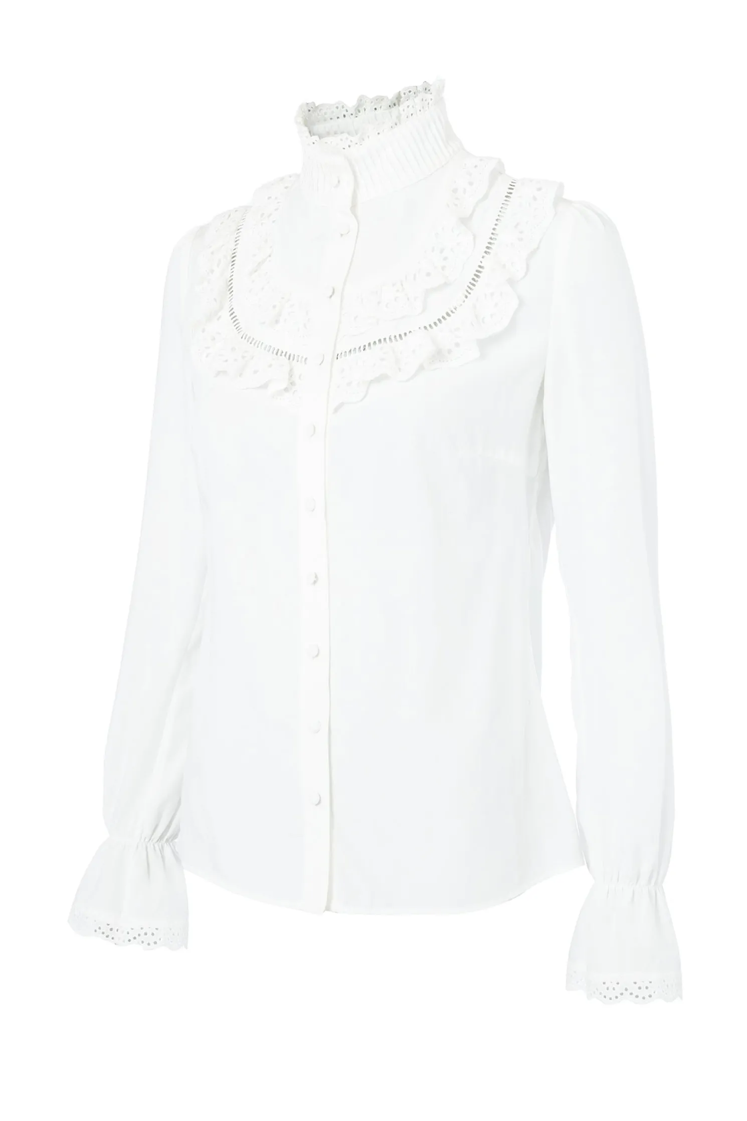 Audley Lace Blouse (White)