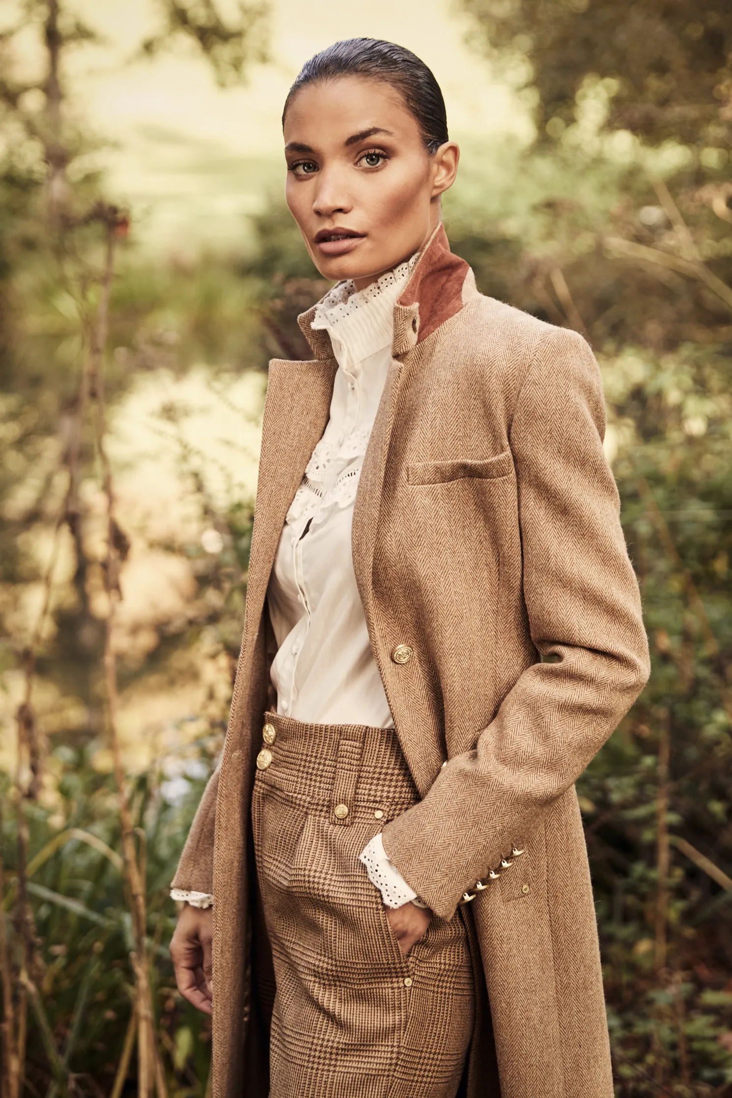 Audley Lace Blouse (White)