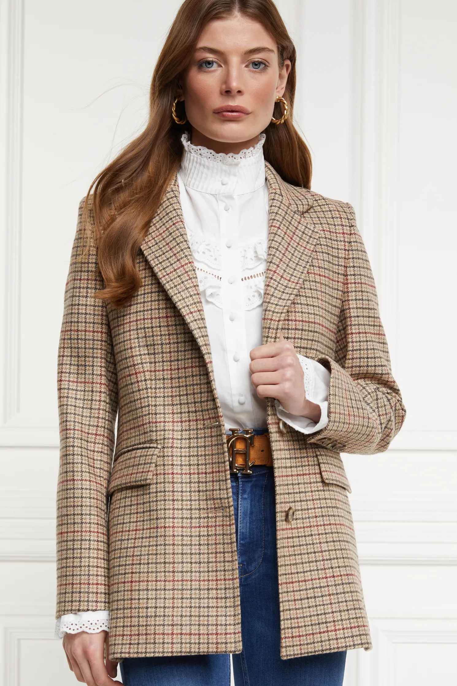 Audley Lace Blouse (White)