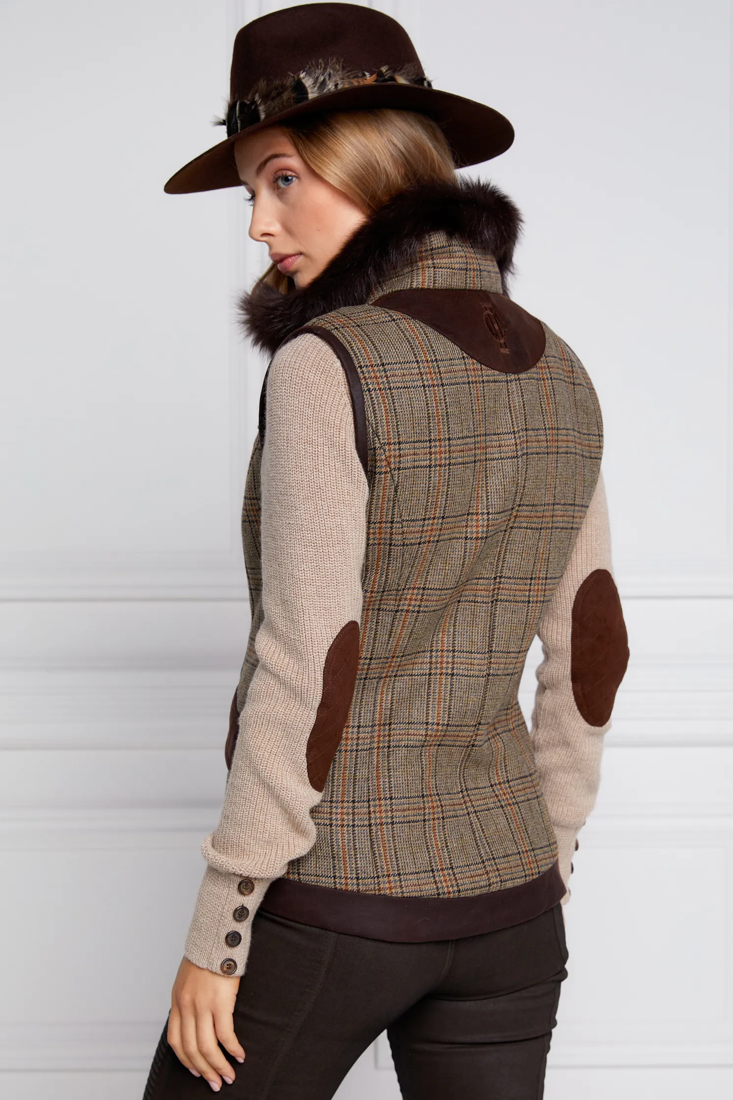 Aviator Gilet (Bourbon Tweed)