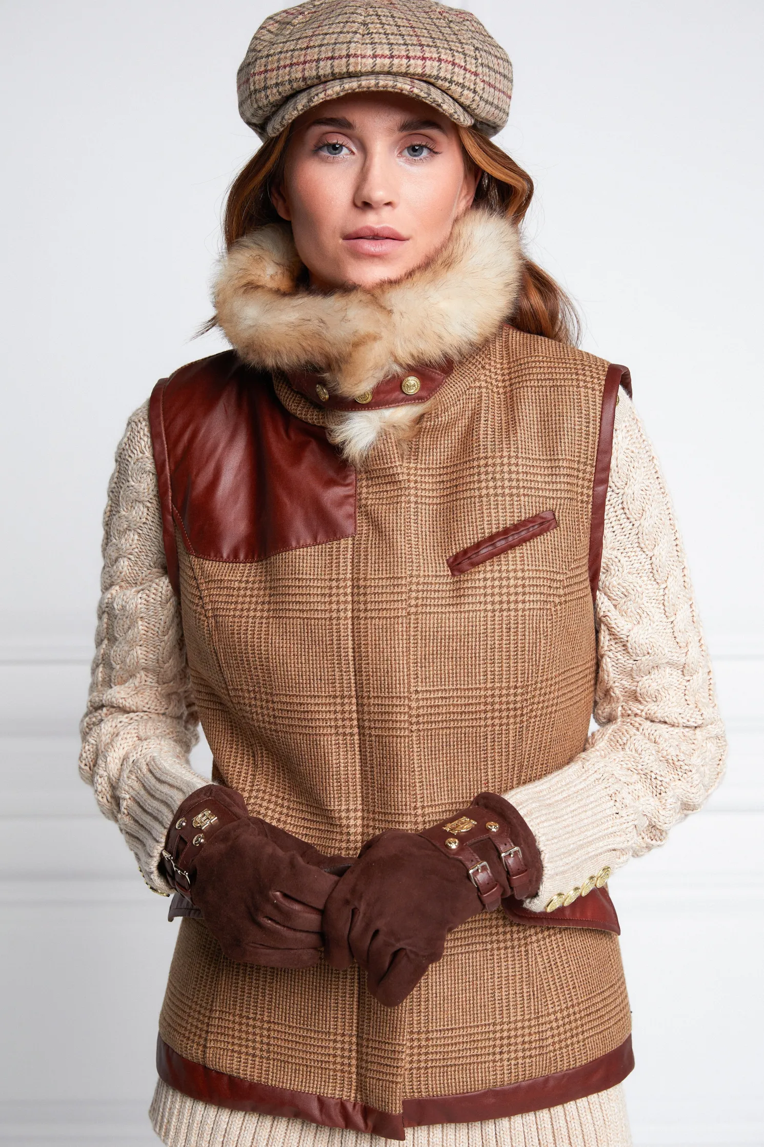 Aviator Gilet (Tawny)
