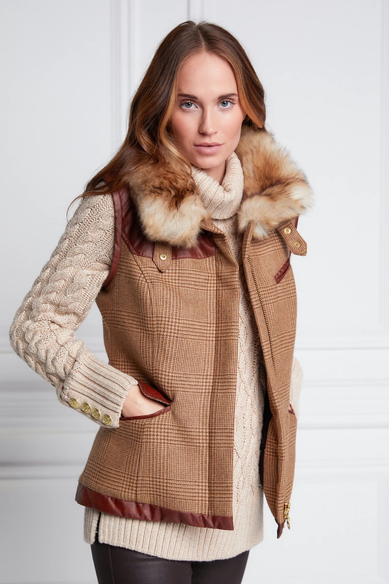 Aviator Gilet (Tawny)