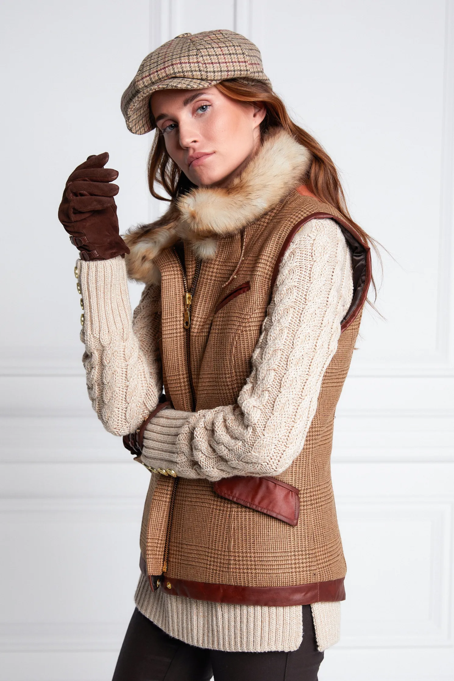 Aviator Gilet (Tawny)