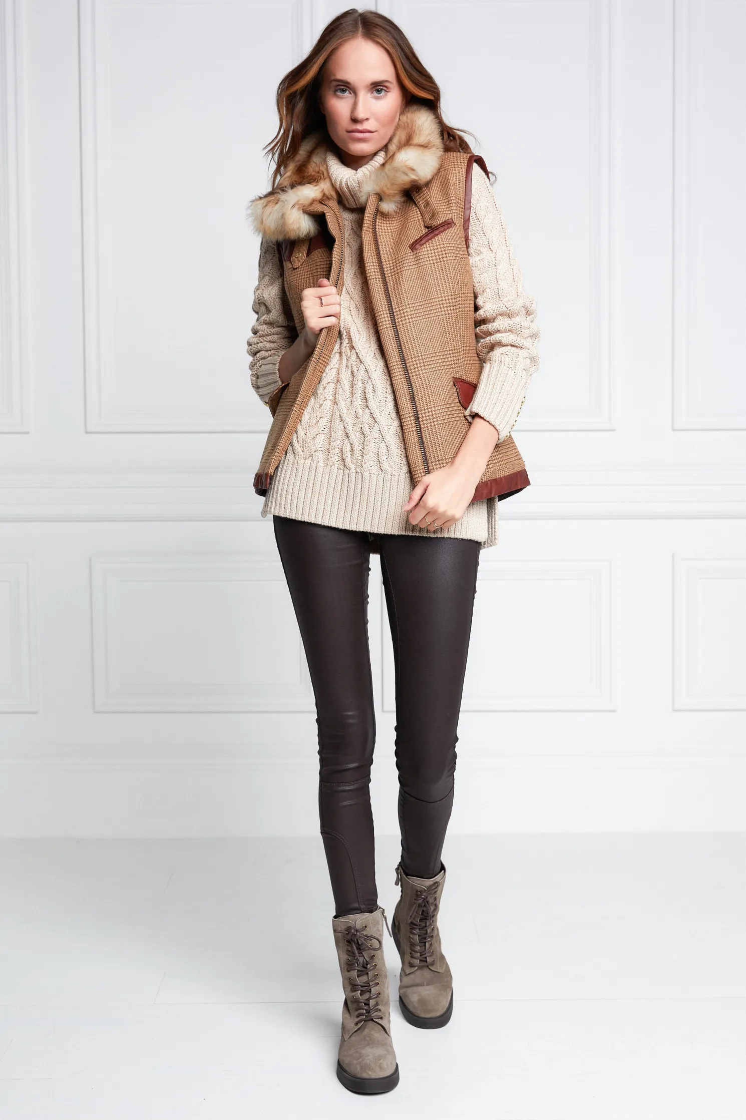 Aviator Gilet (Tawny)