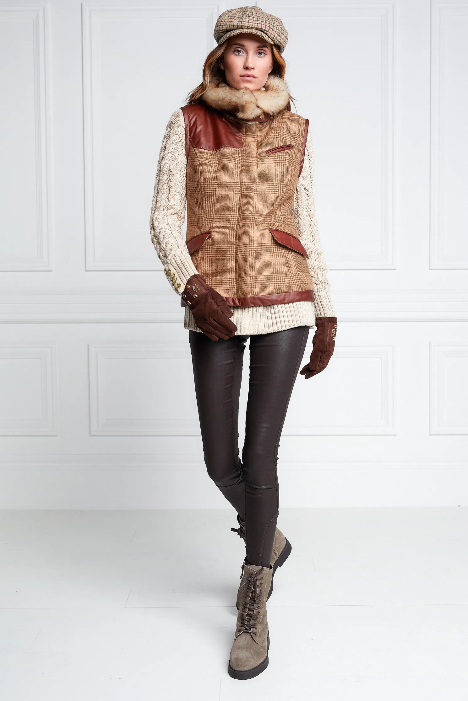 Aviator Gilet (Tawny)