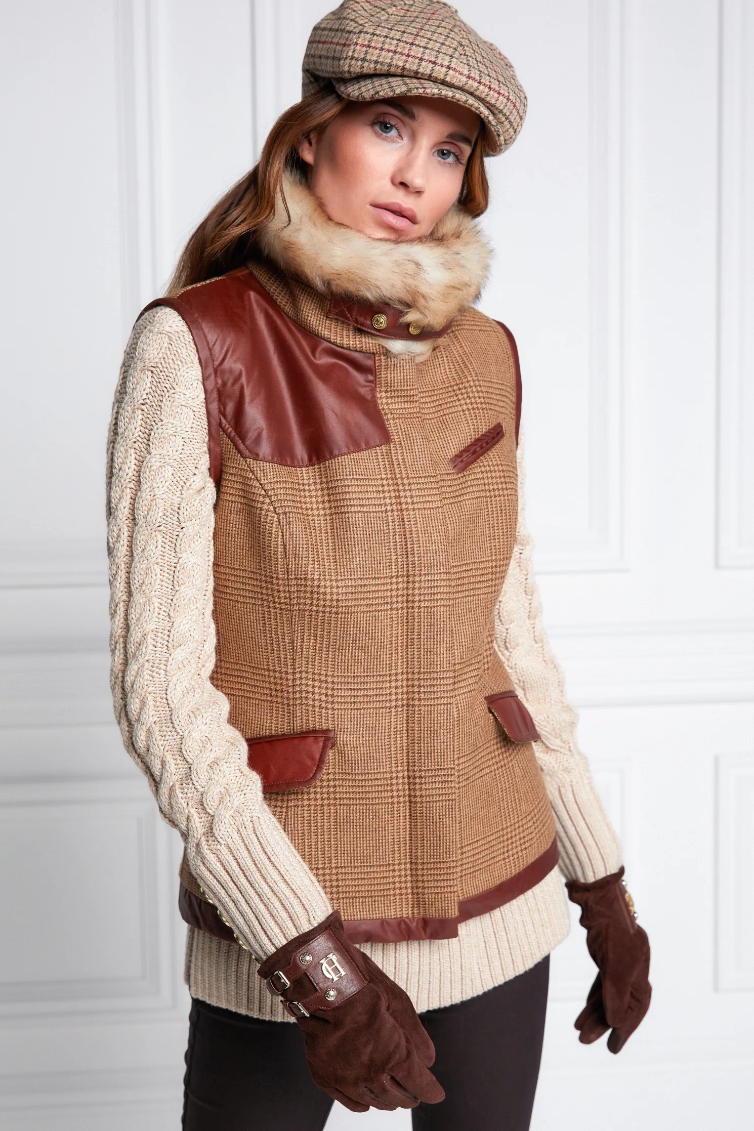 Aviator Gilet (Tawny)