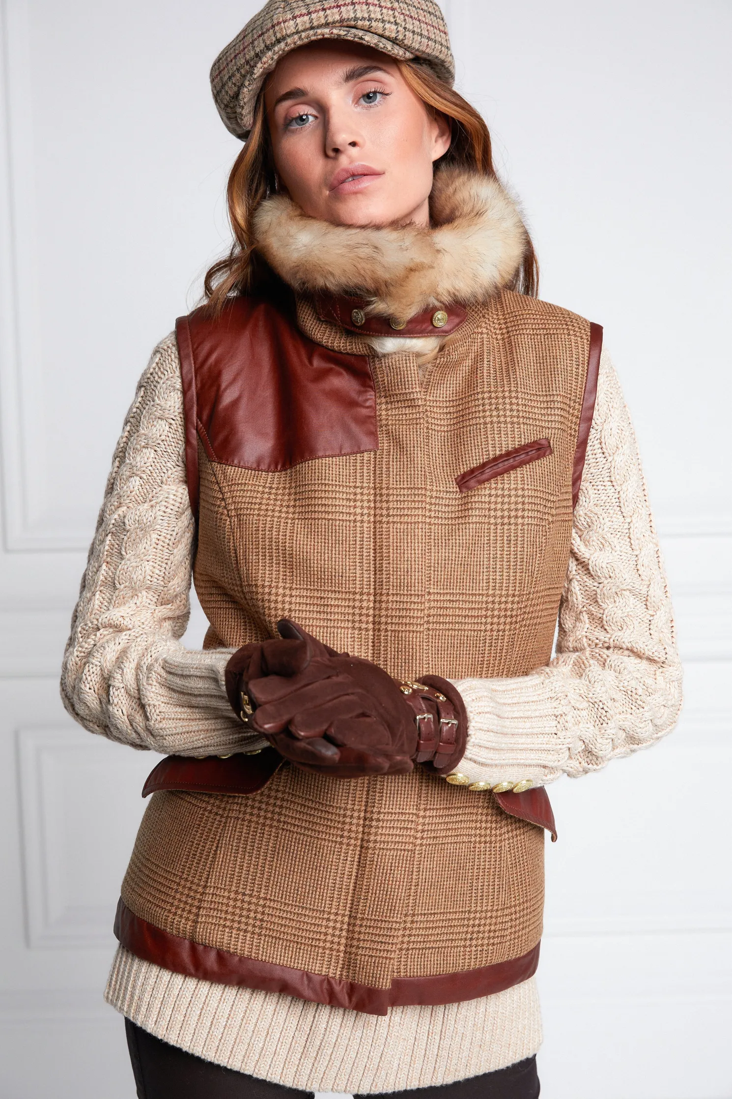 Aviator Gilet (Tawny)
