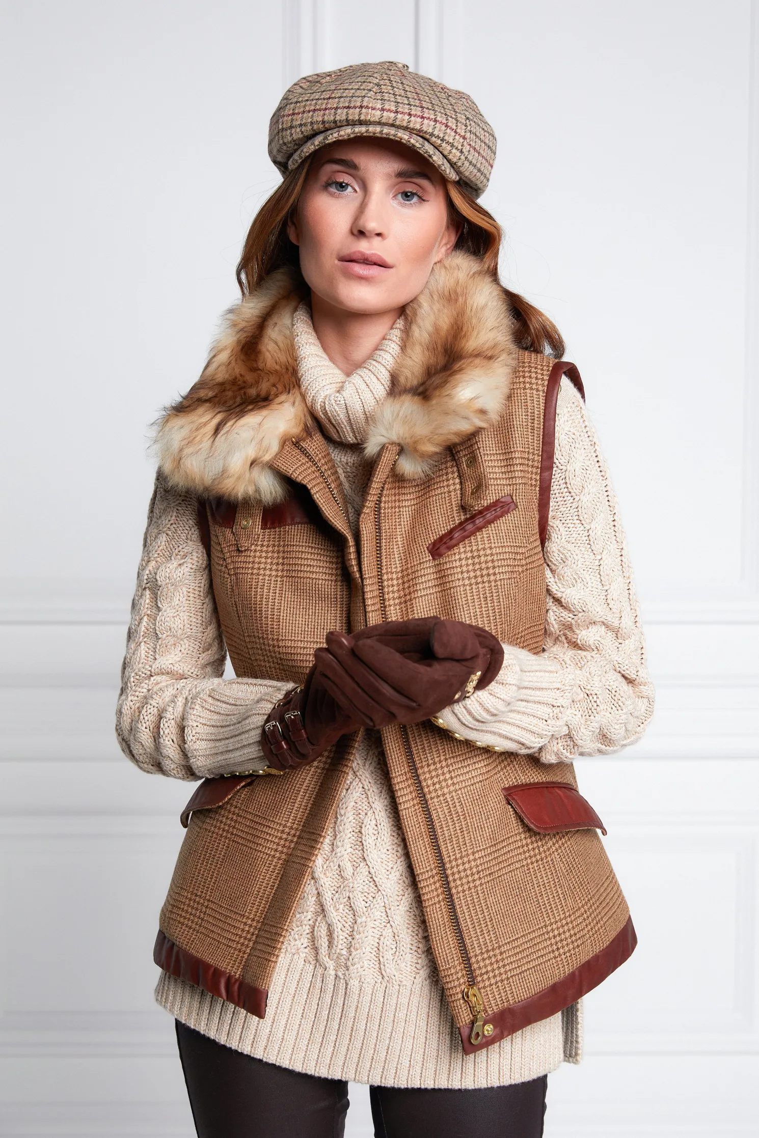Aviator Gilet (Tawny)