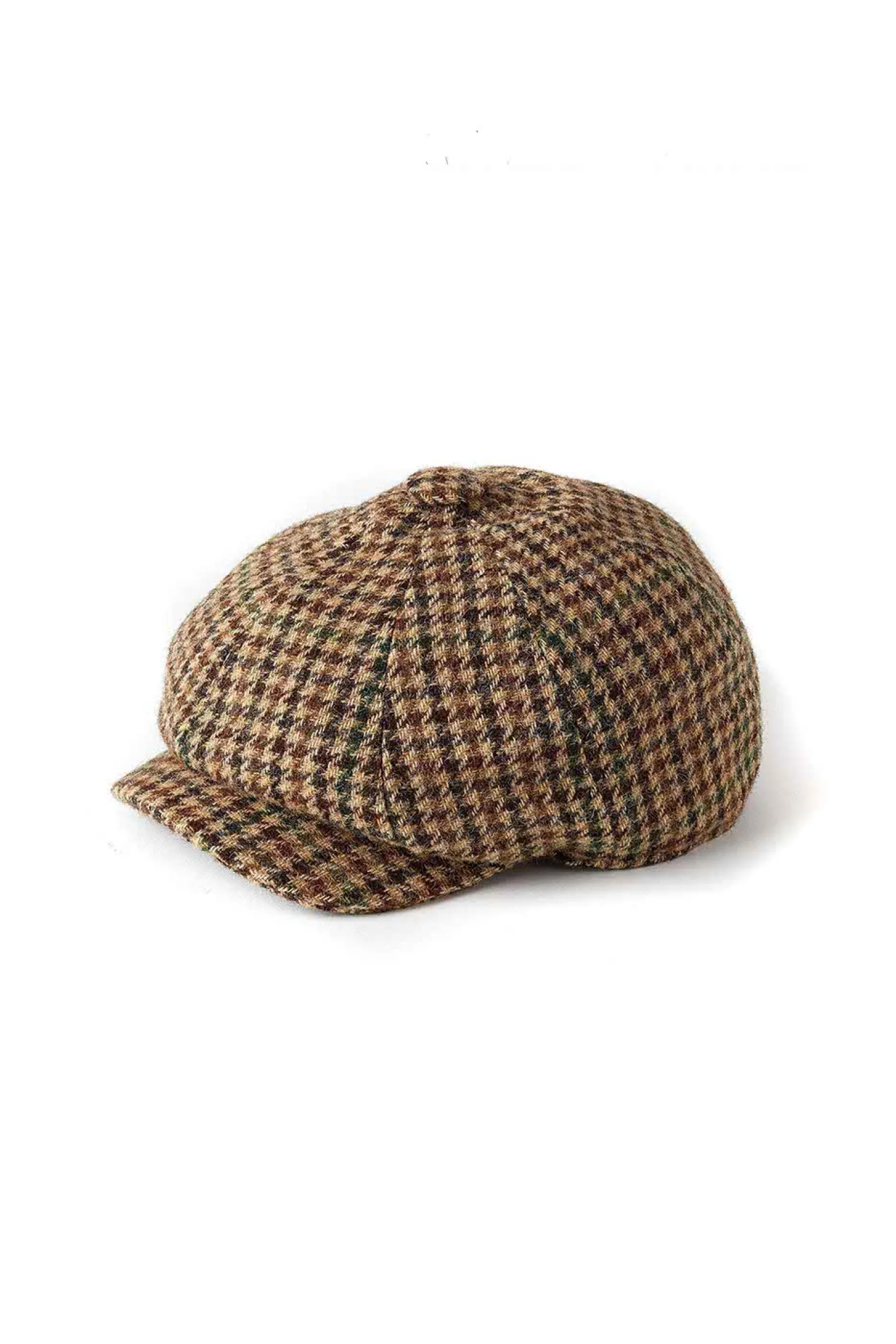 Baker Boy Cap (Hailes Green Tweed)