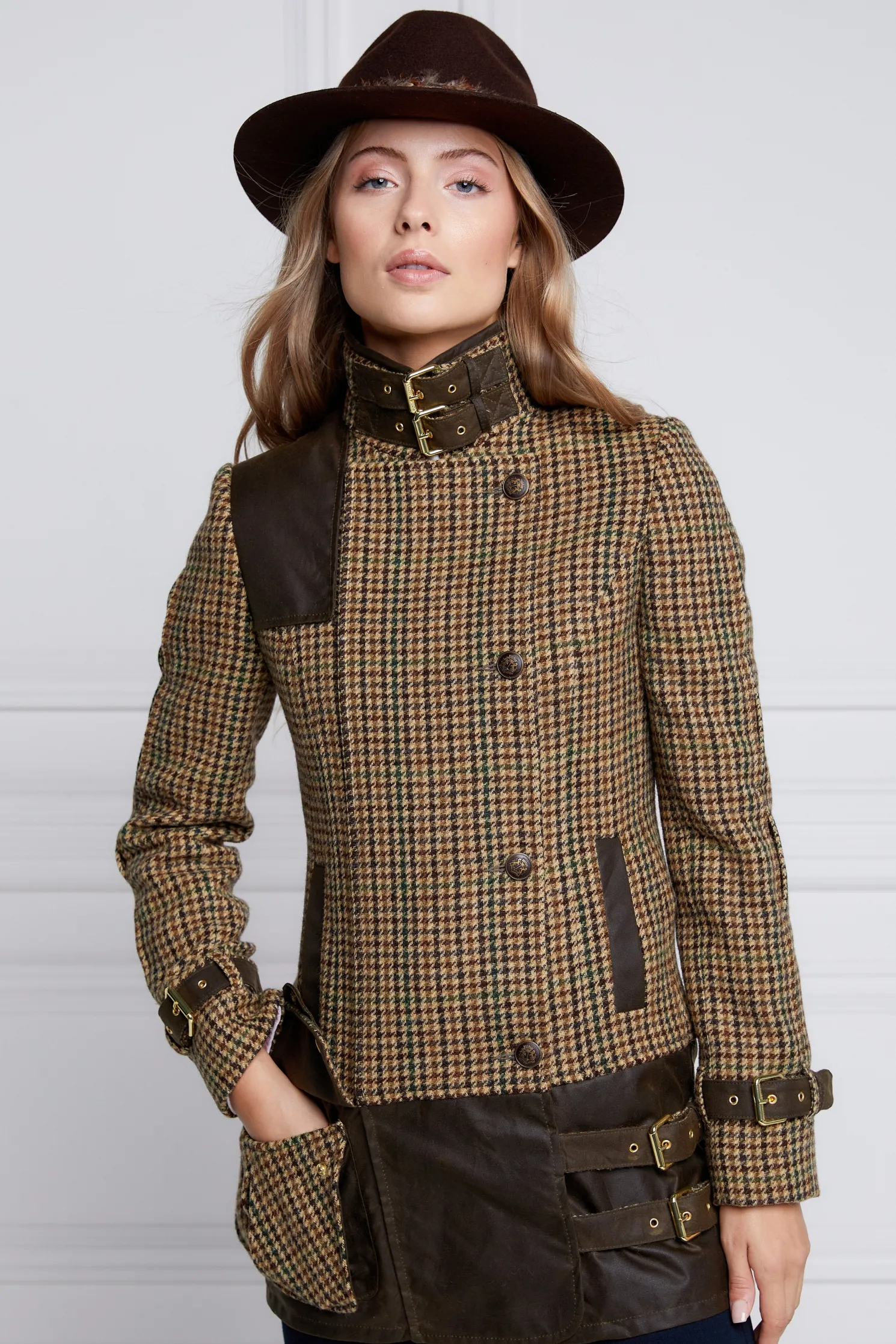 Balmoral Field Jacket (Hailes Green Tweed)