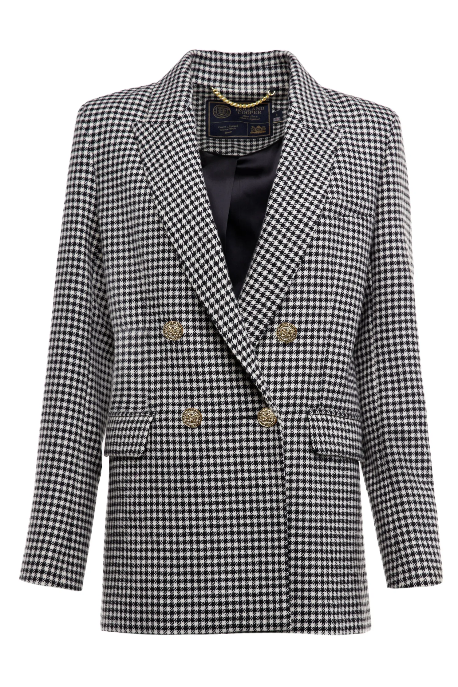 Belgravia Blazer (Black & White Puppy Tooth)