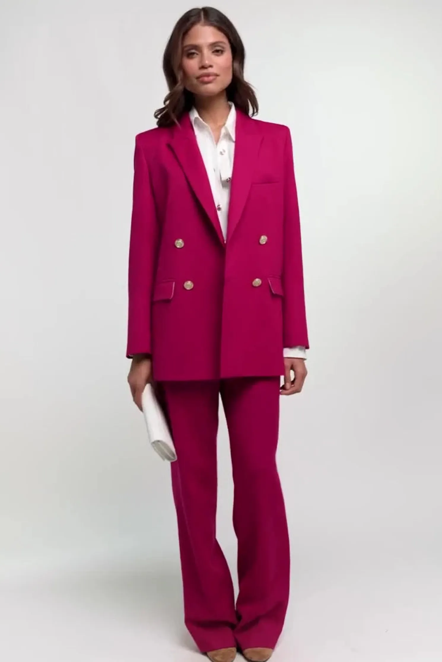 Belgravia Blazer (Hot Pink Barathea)