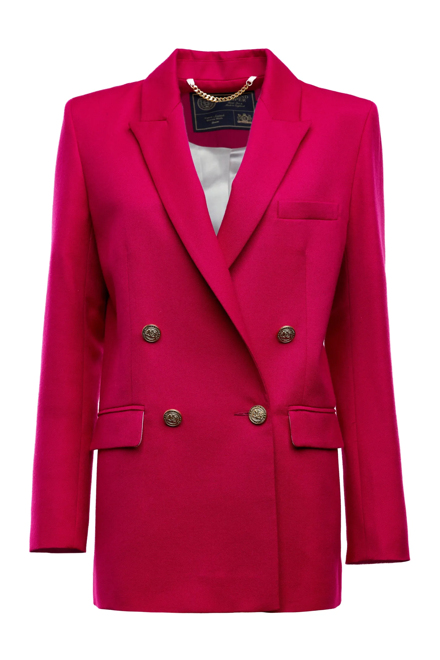 Belgravia Blazer (Hot Pink Barathea)