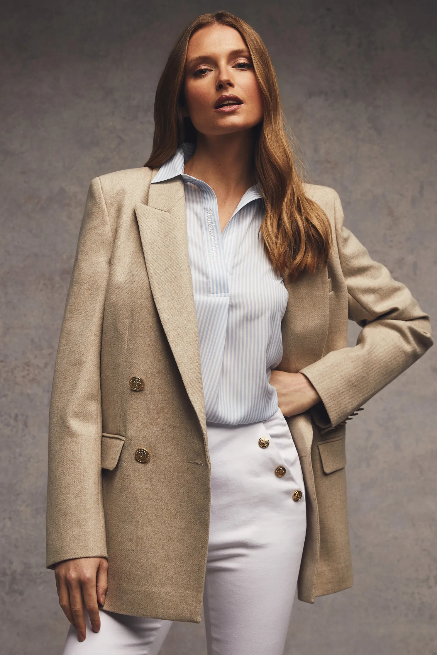 Belgravia Blazer (Oatmeal)