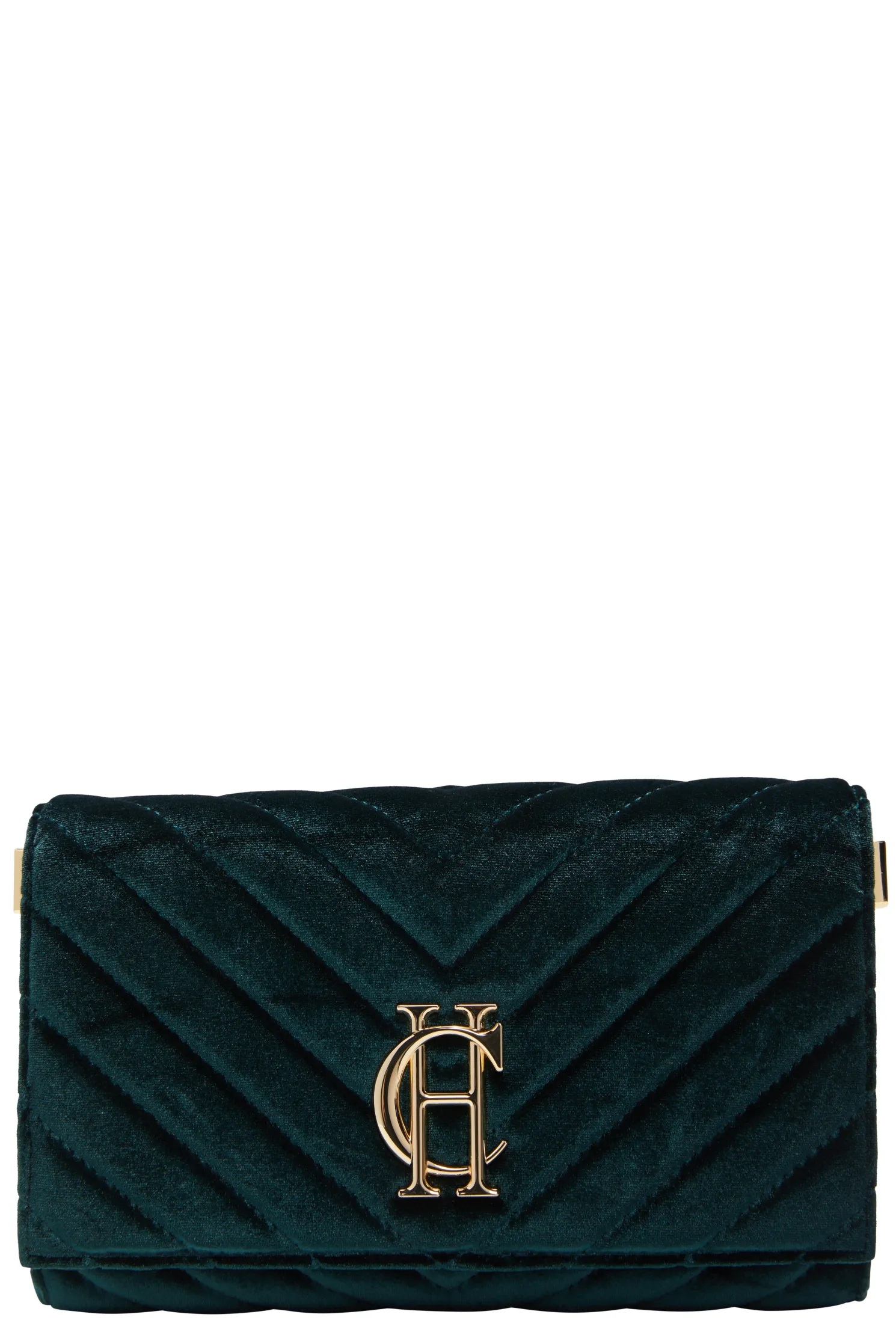 Belgravia Clutch Bag (Emerald Velvet)