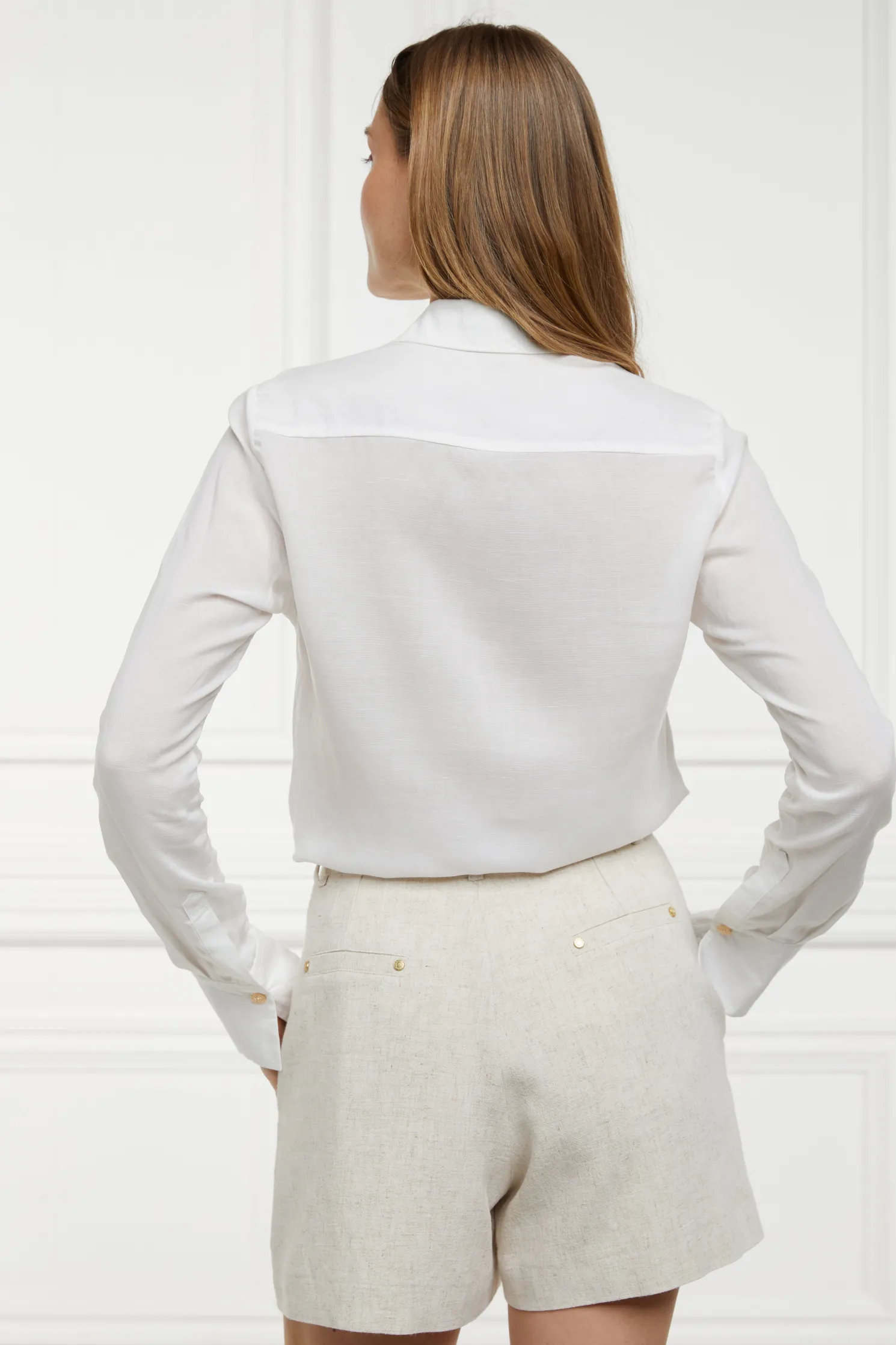 Belgravia Tailored Short (Natural Linen)