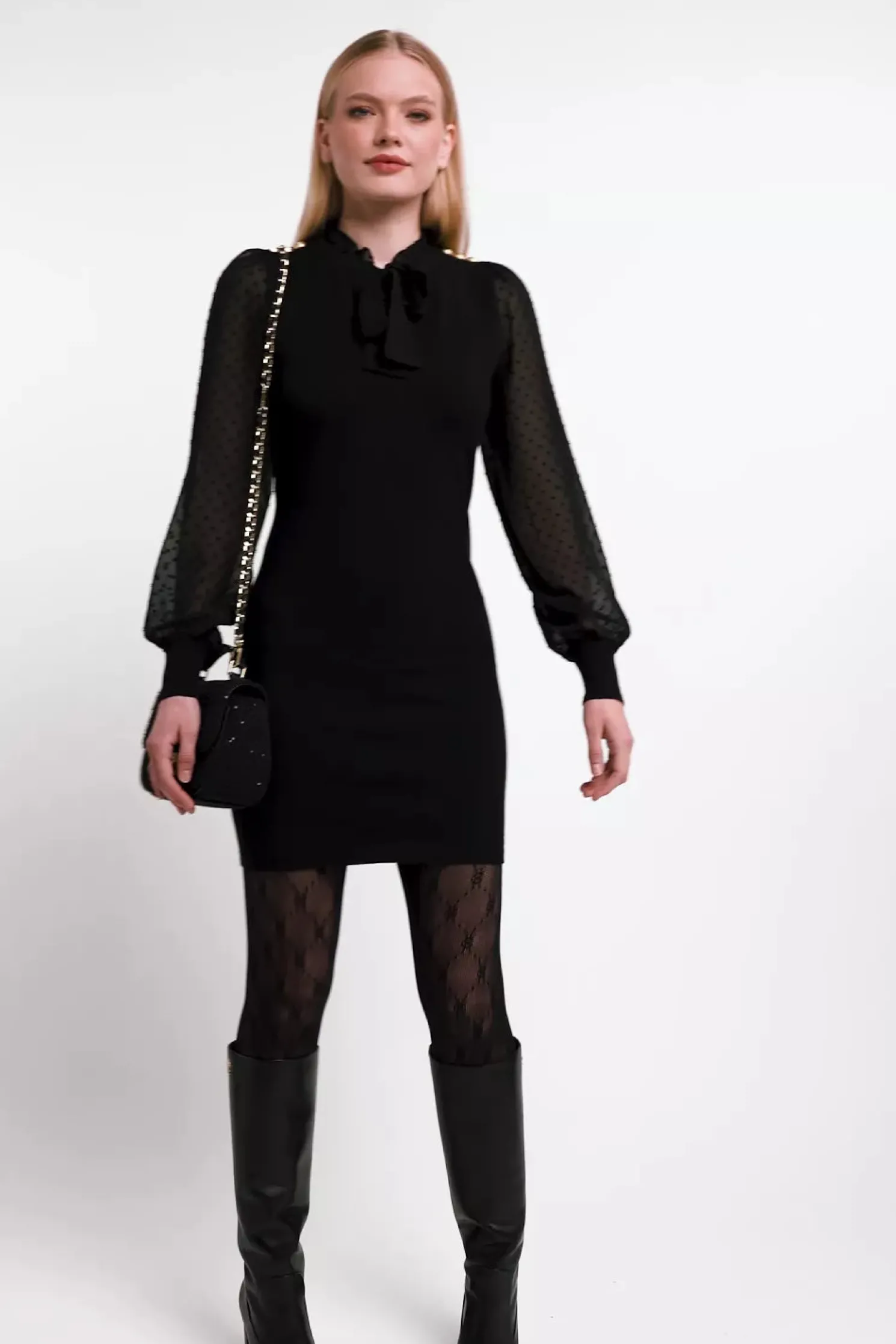 Bethany Mini Dress (Black)