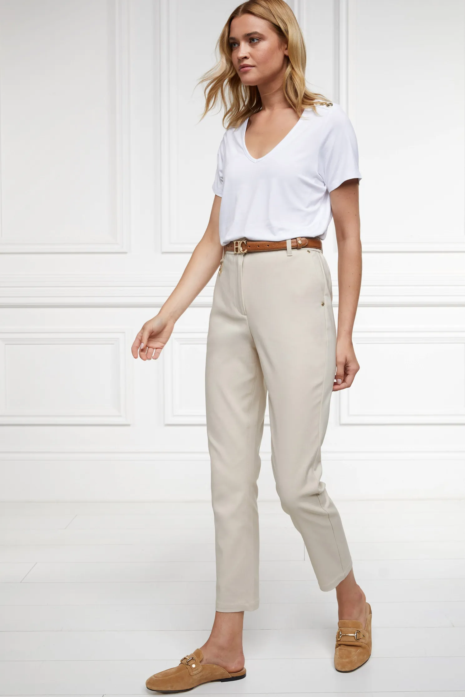 Bexley Cigarette Trouser (Stone)