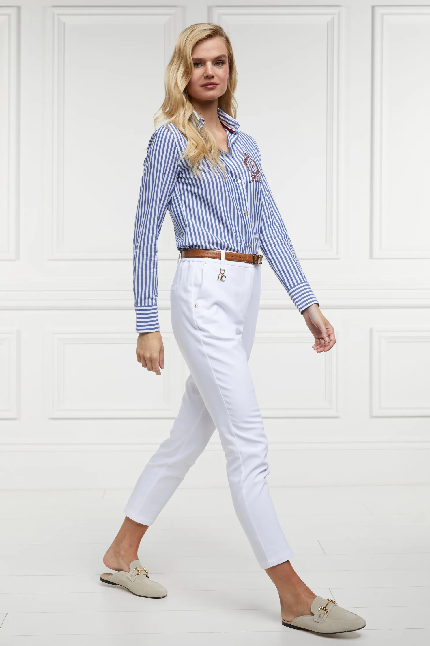 Bexley Cigarette Trouser (White)