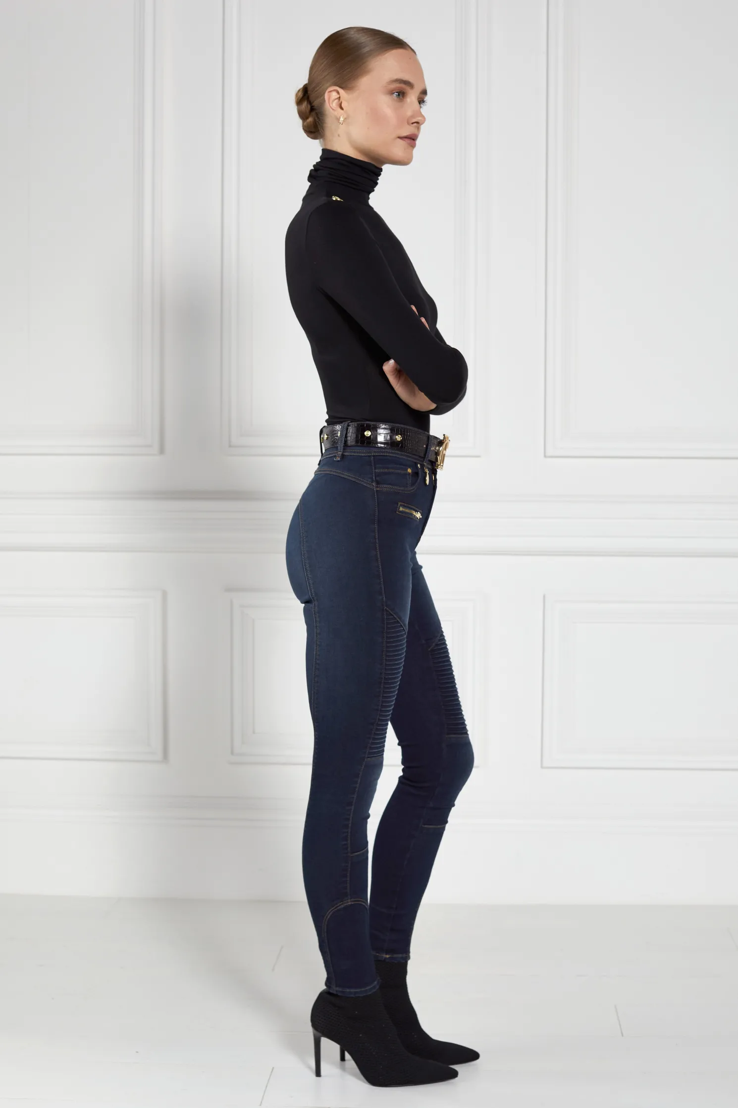 Biker Jean (Deep Indigo)