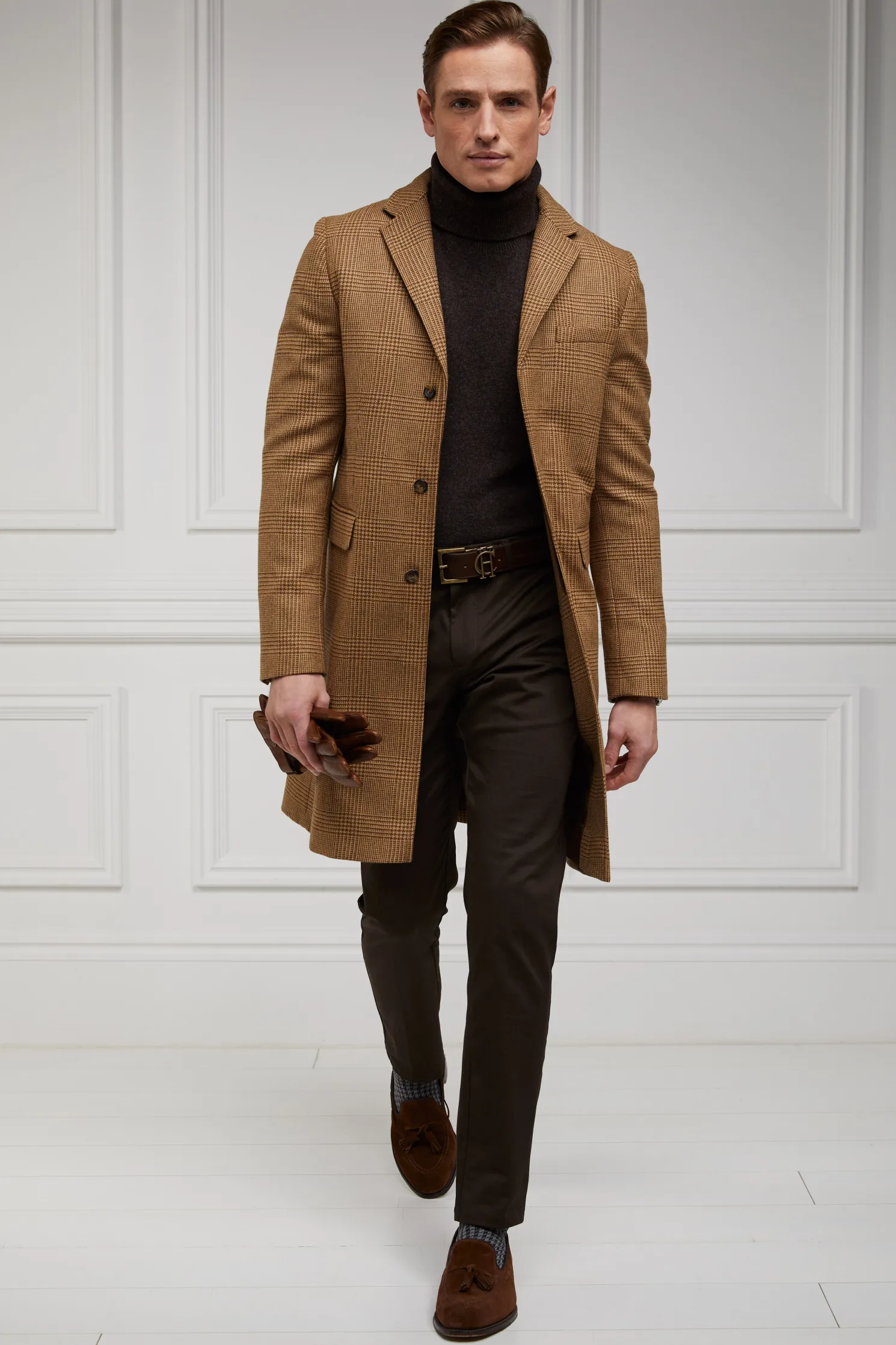 Byron Roll Neck Knit (Chocolate)