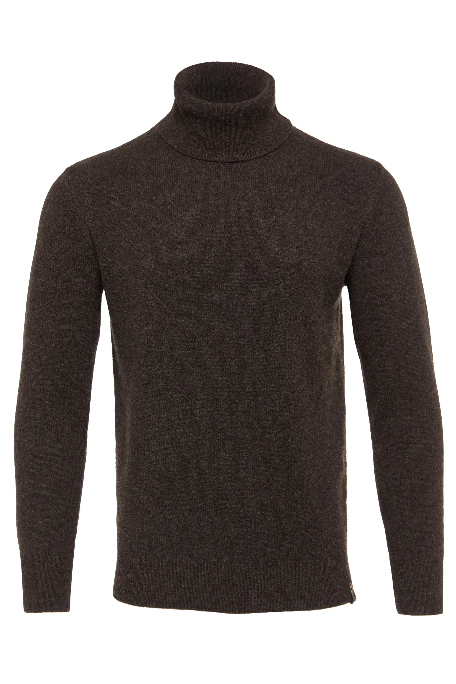 Byron Roll Neck Knit (Chocolate)