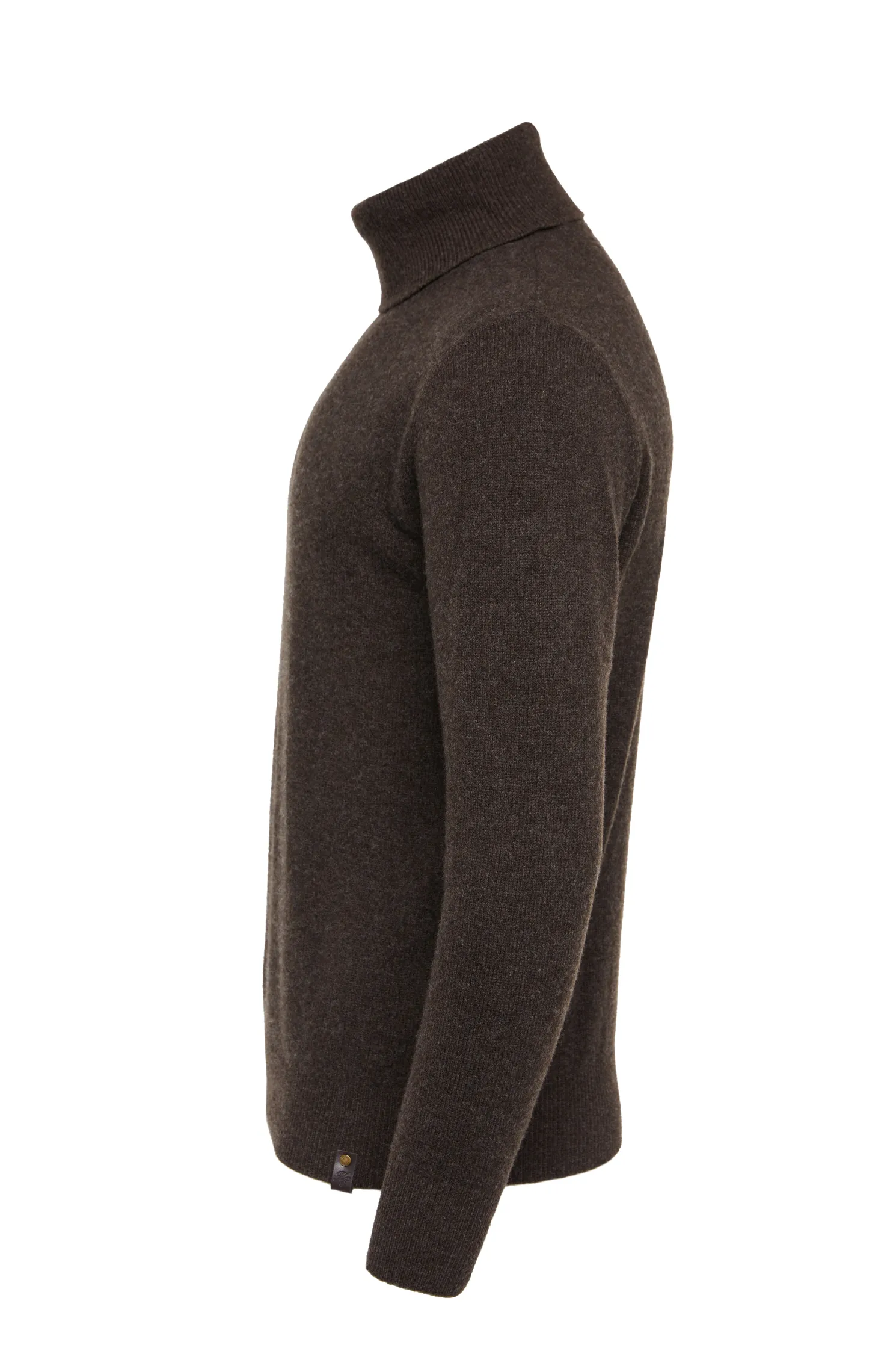 Byron Roll Neck Knit (Chocolate)