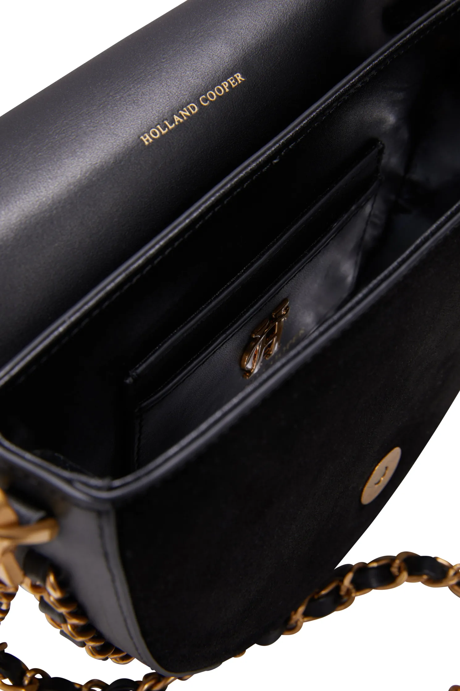 Camden Cross Body Bag (Black Chain)