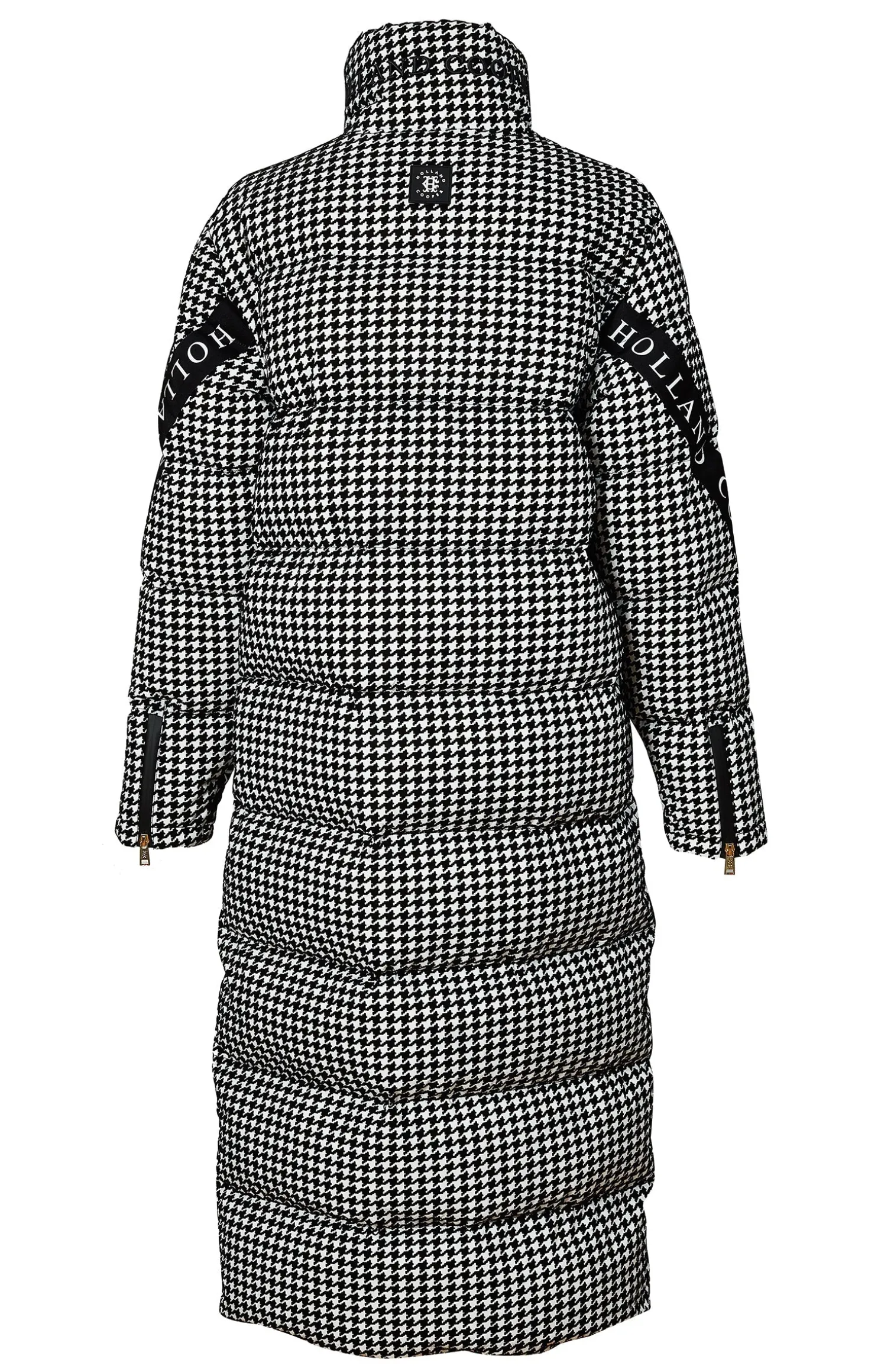 Camden Longline Coat (Houndstooth)