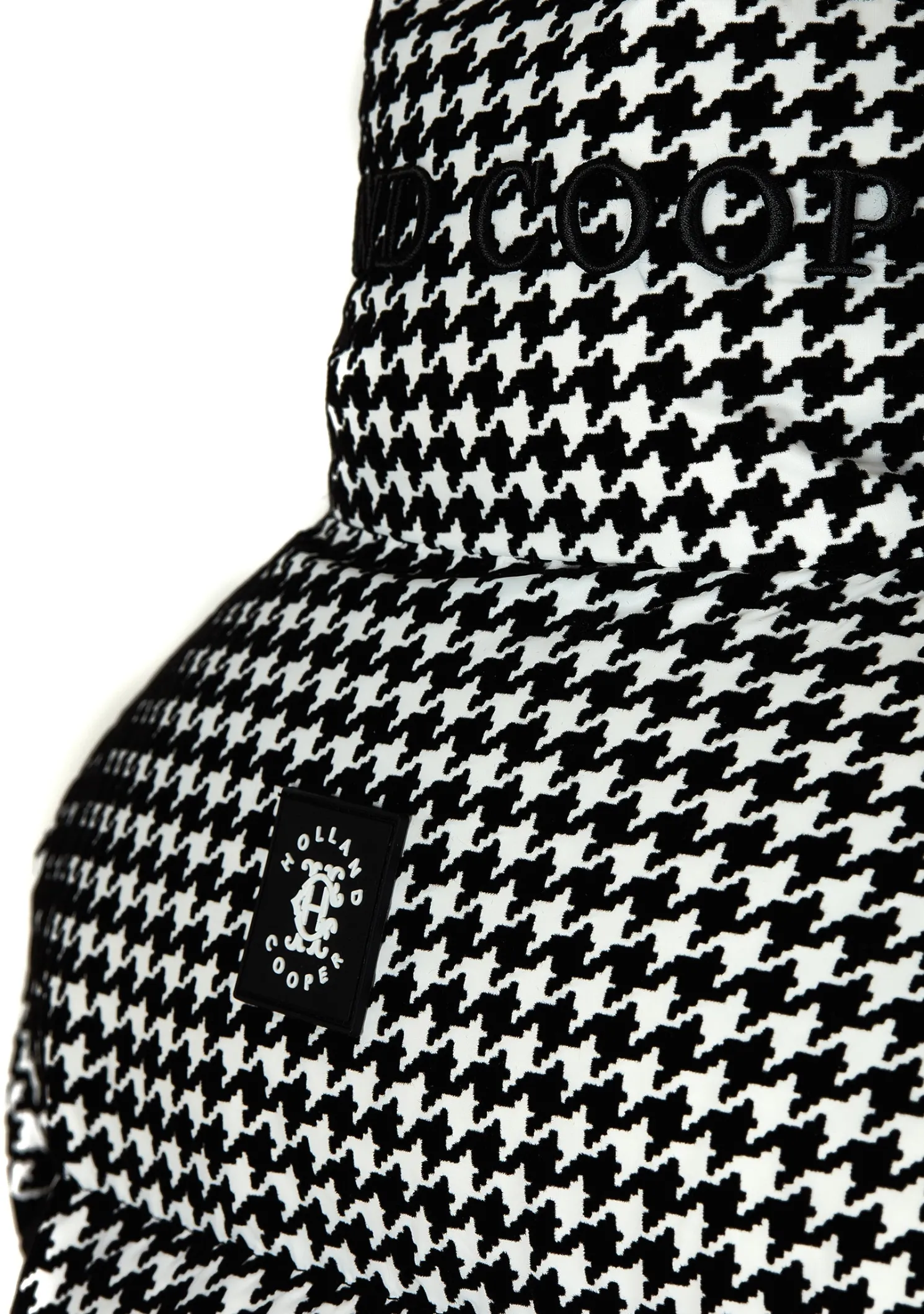 Camden Longline Coat (Houndstooth)