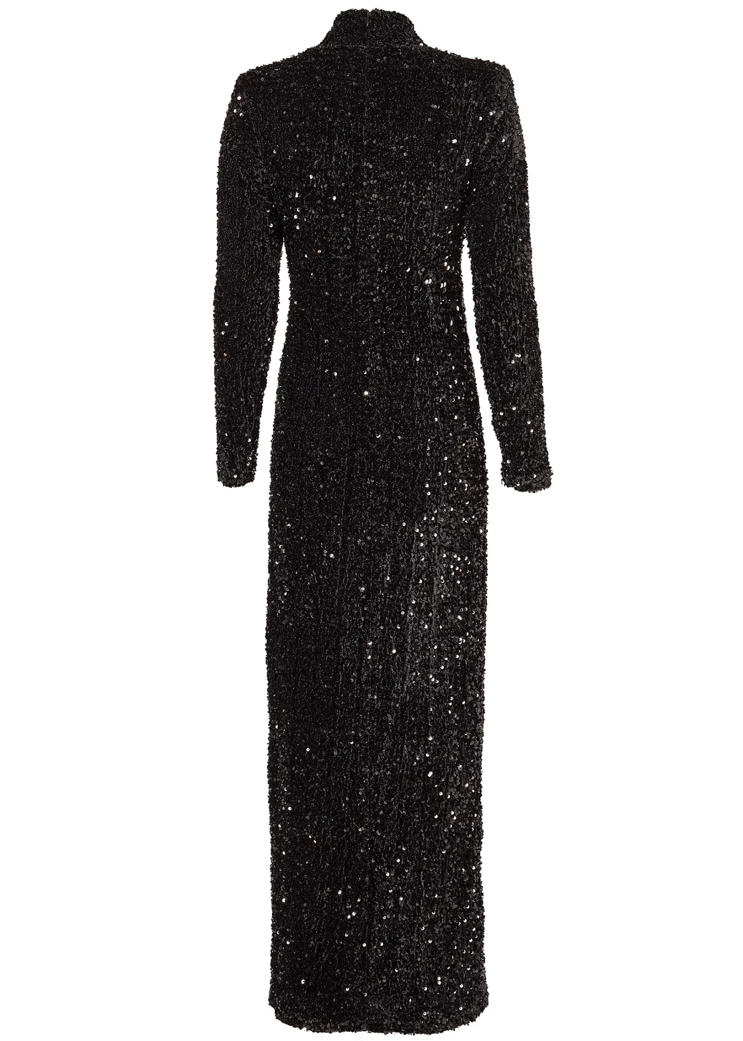 Cara Sequin Maxi Dress (Black Sequin)