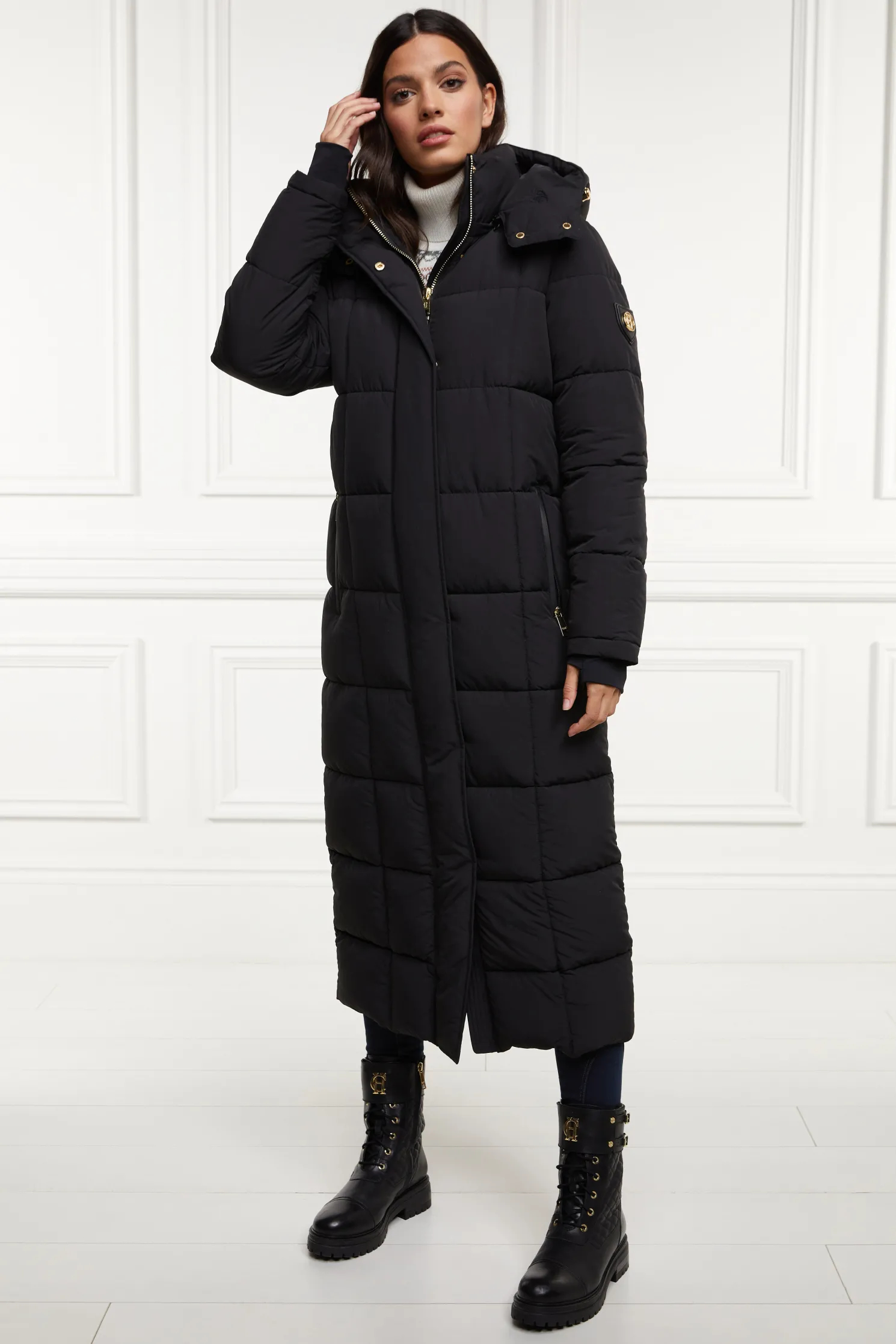 Carrington Longline Coat (Black)